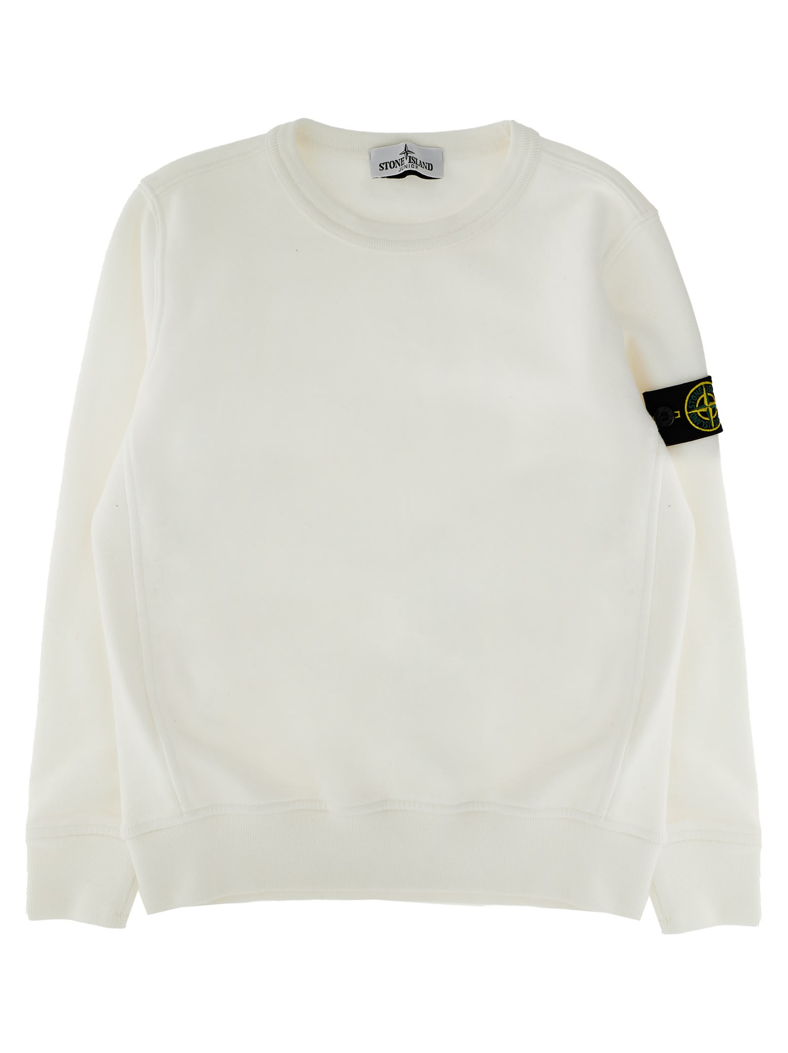 Stone Island Junior Logo Badge Sweatshirt