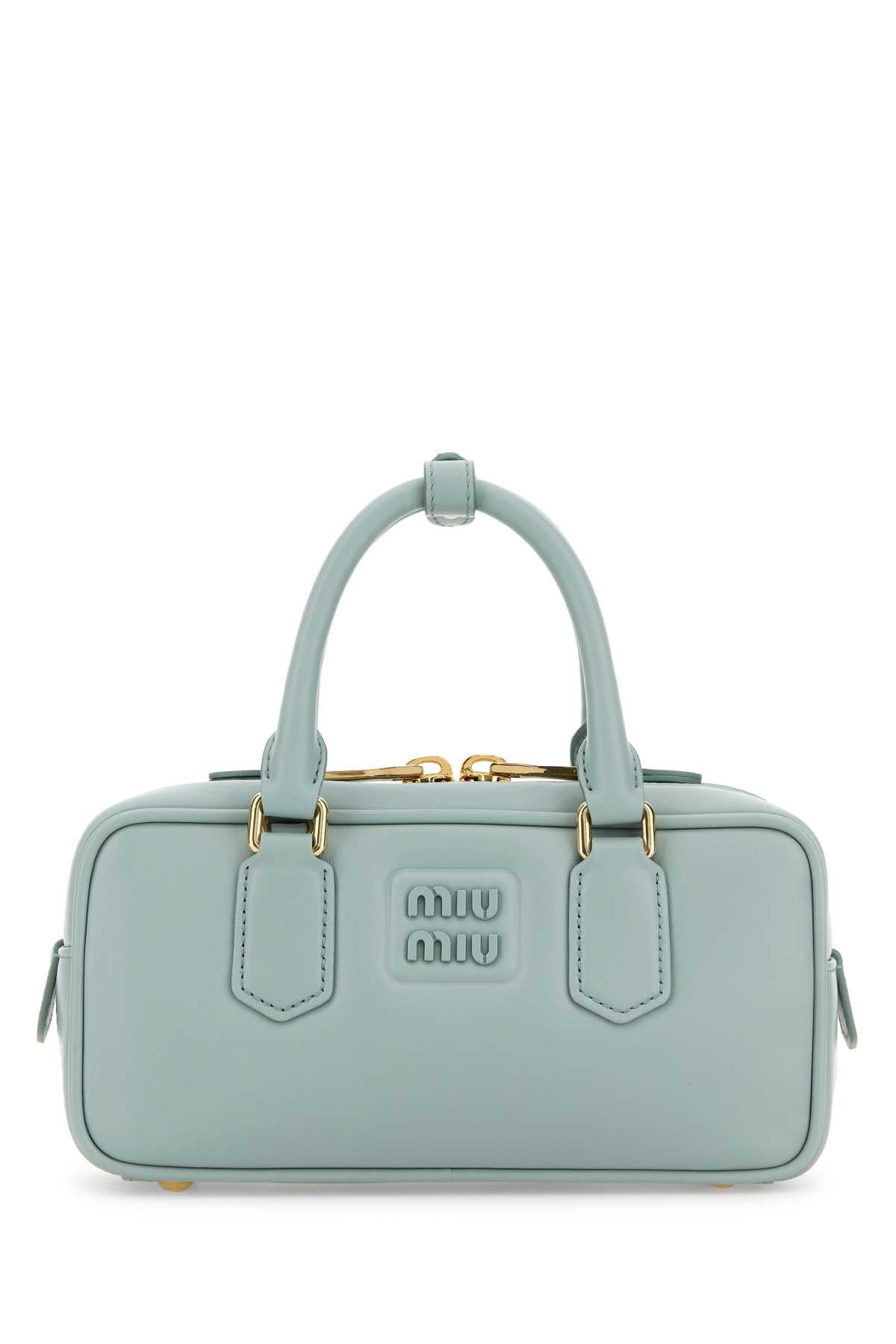 Miu Miu Powder Blue Leather Arcadie Handbag