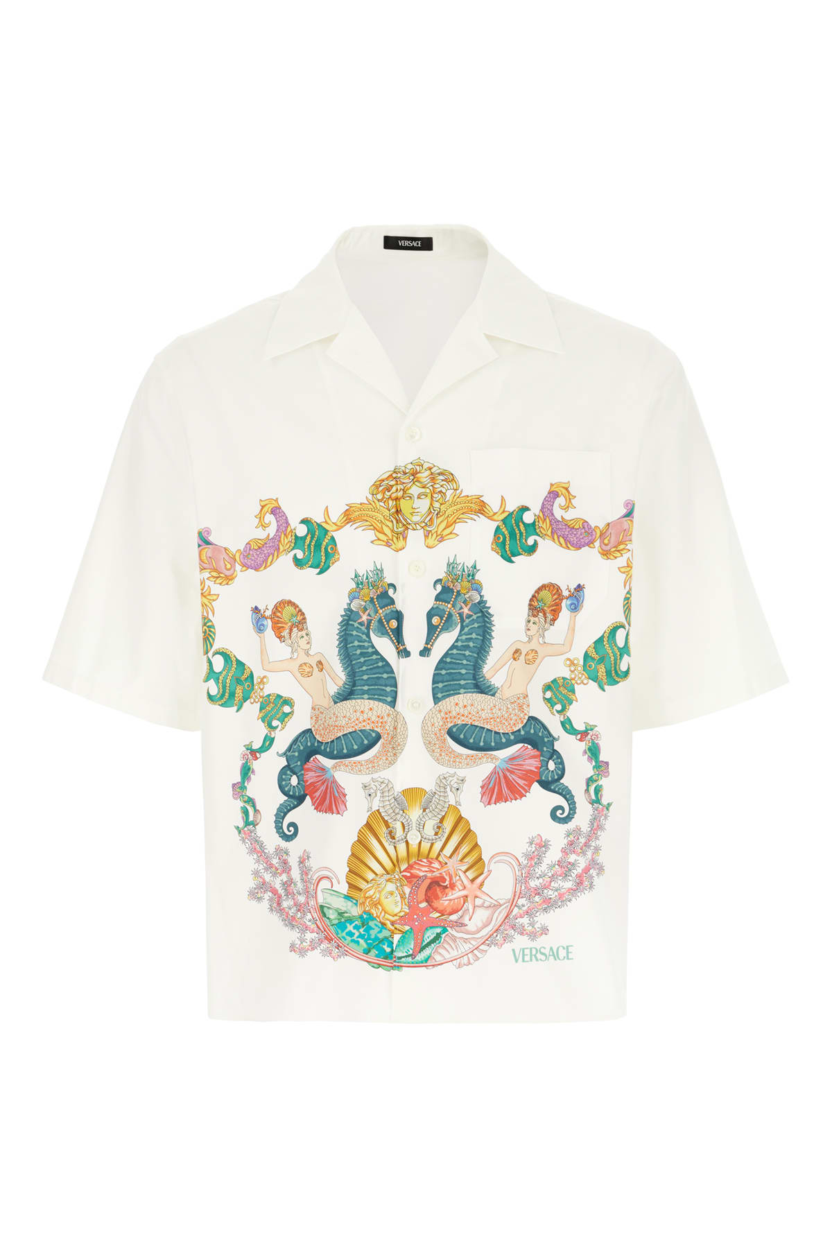 Versace White Poplin Shirt