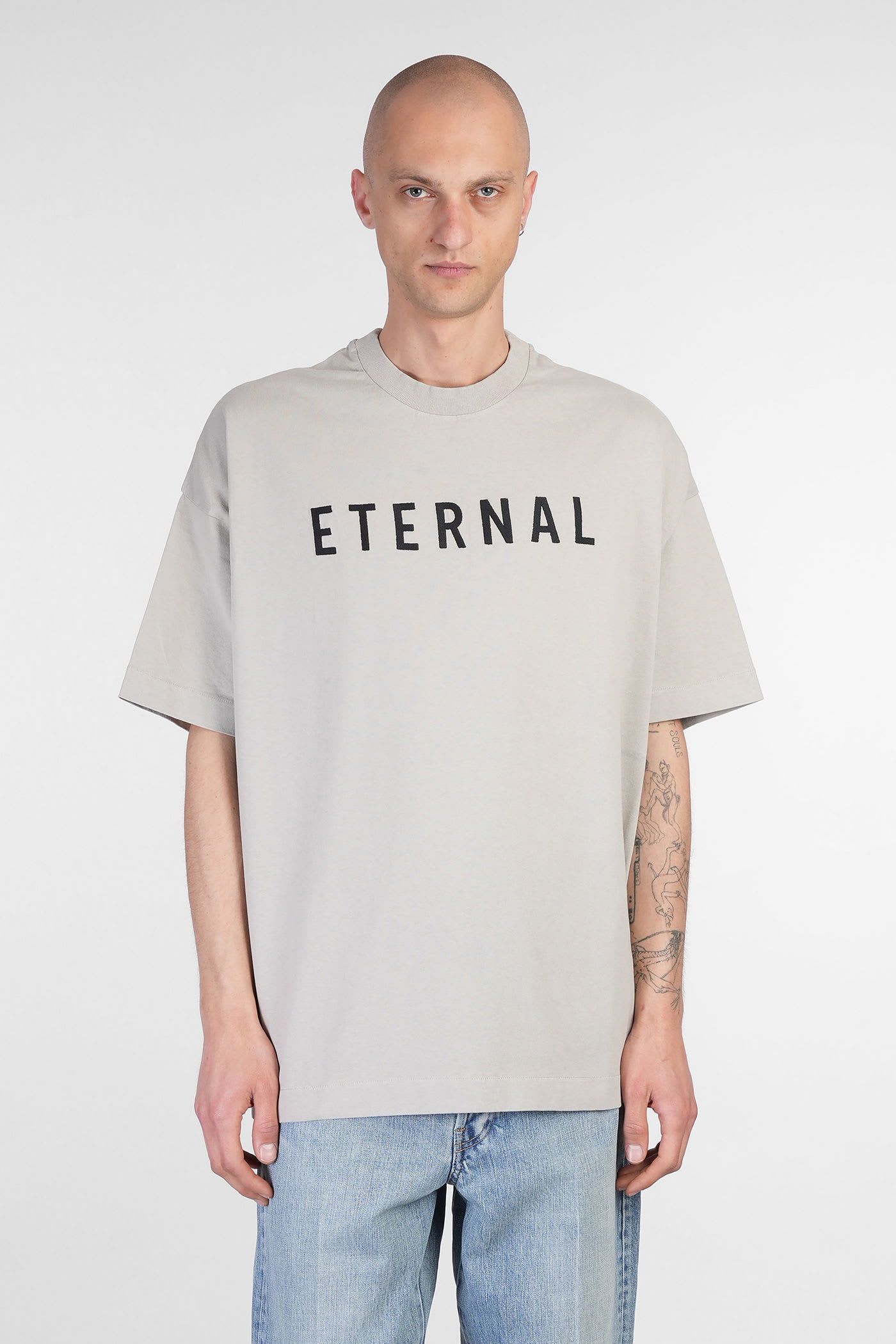 Fear of God T-shirt In Grey Cotton