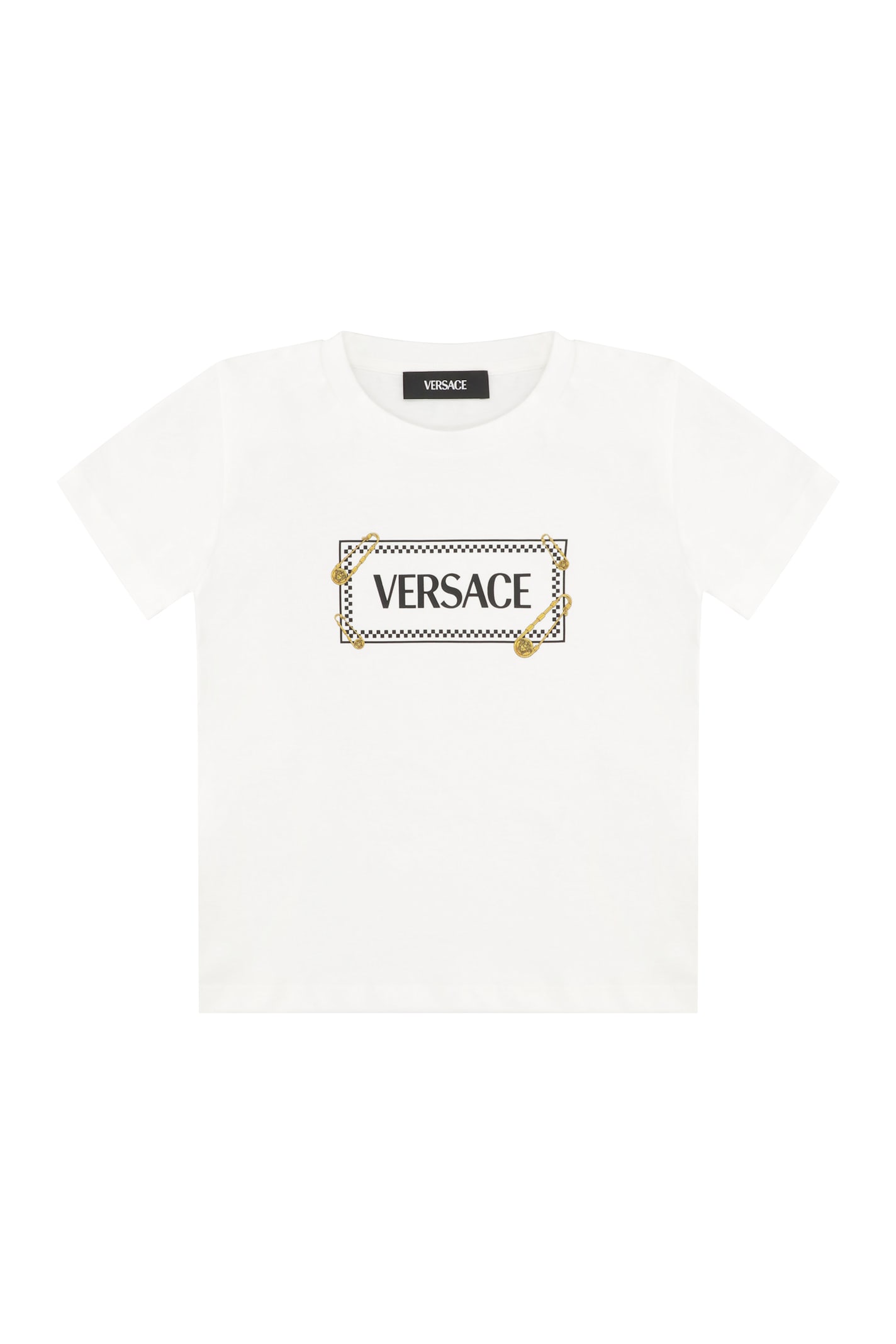 Young Versace Cotton Crew-neck T-shirt