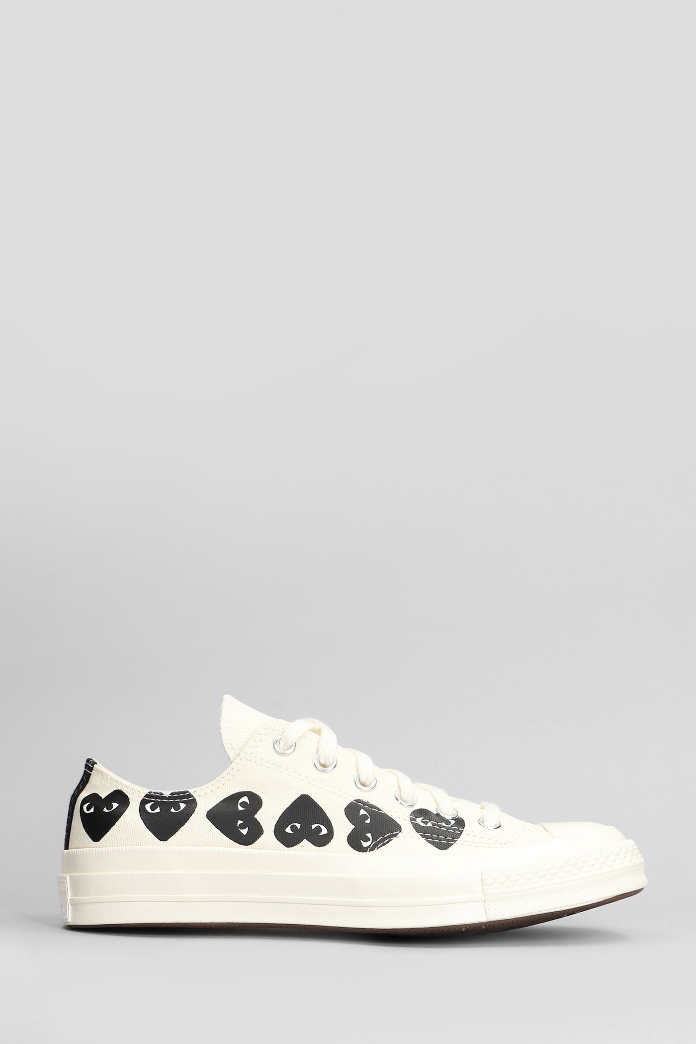Comme des Garçons Play Chuck 70 Cdg Low Sneakers In Beige Cotton