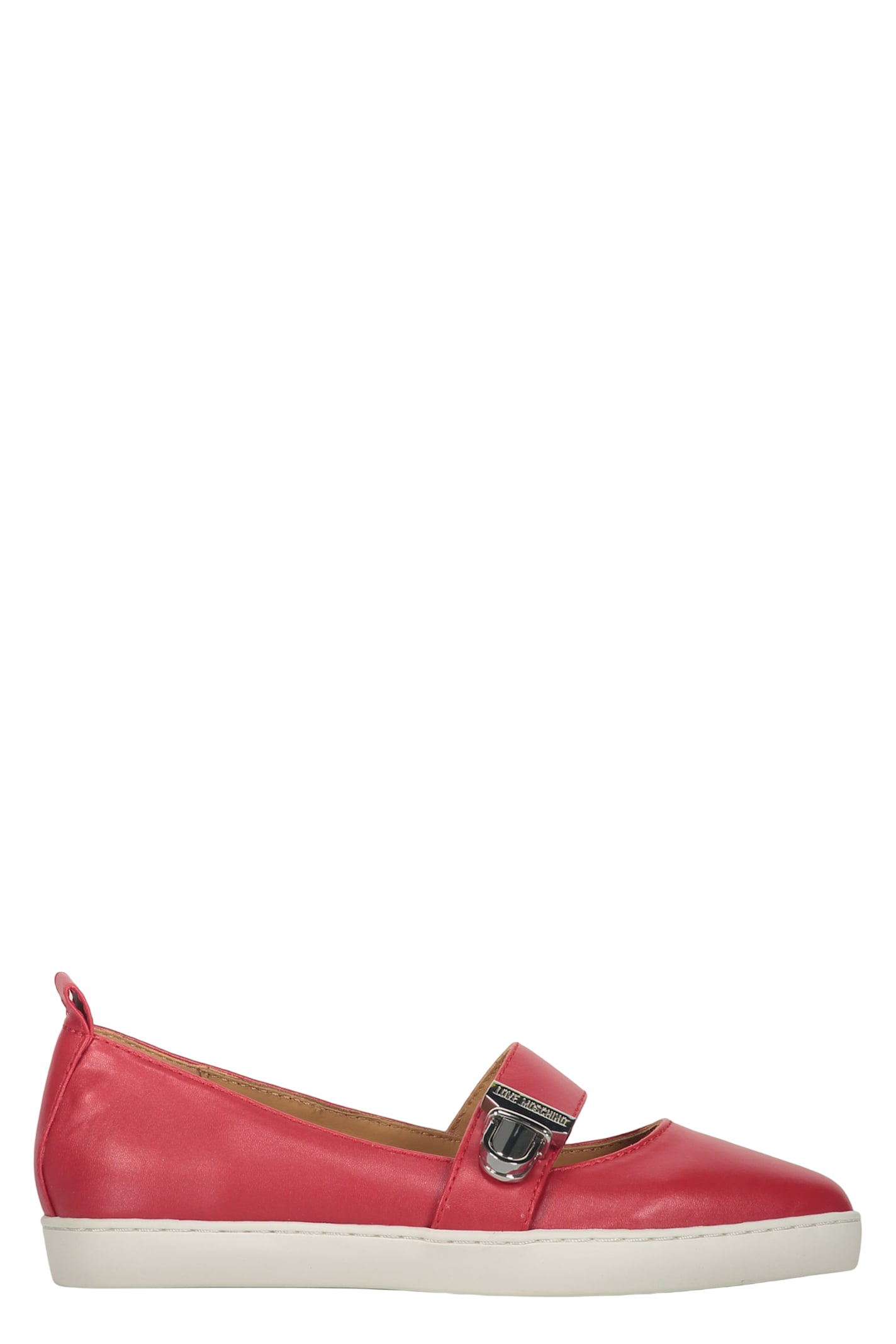 Moschino Pointy-toe Ballet Flats
