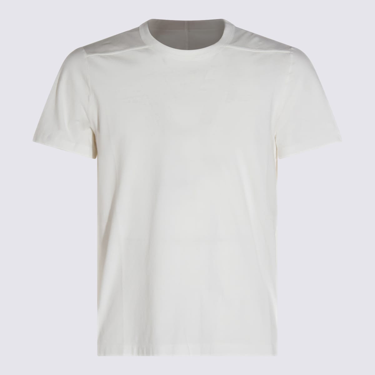 Rick Owens White Cotton T-shirt