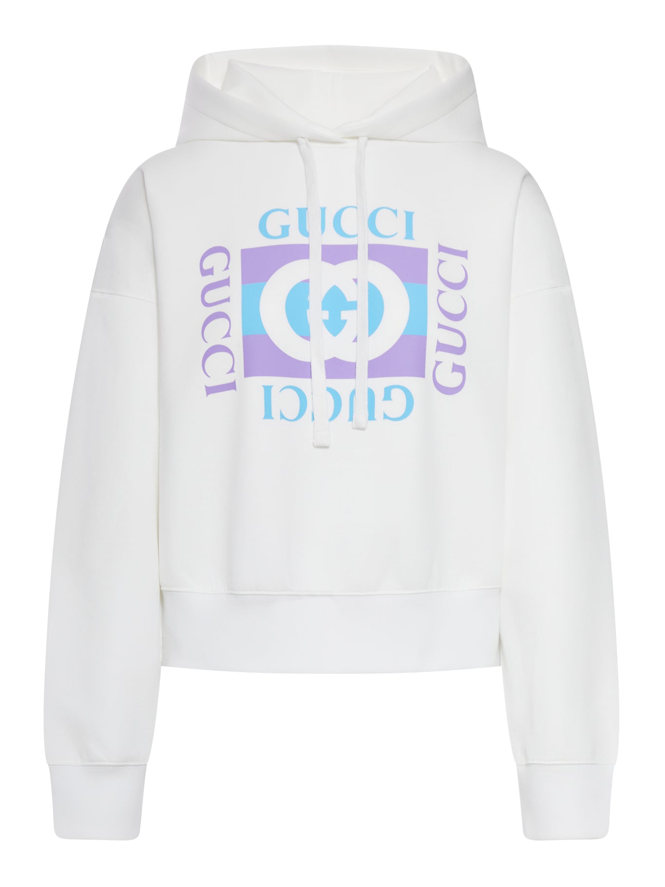 Gucci 女士印花棉质连帽卫衣