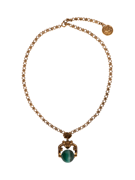 Etro, Collier Avec Pendentif Grenouille, Femme, Or