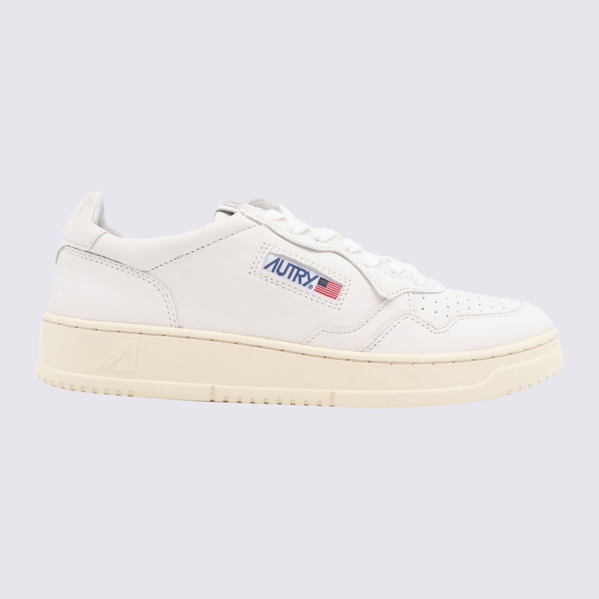 Autry White Leather Medalist Sneakers