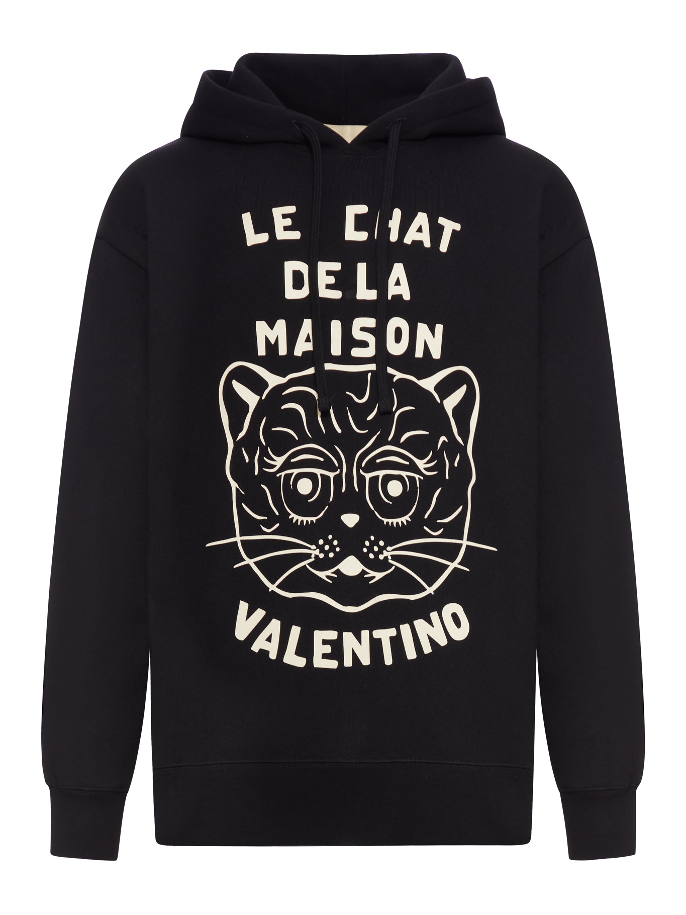 Valentino Garavani 男士棉质卫衣（带有CHAT DE LA MAISON贴布）