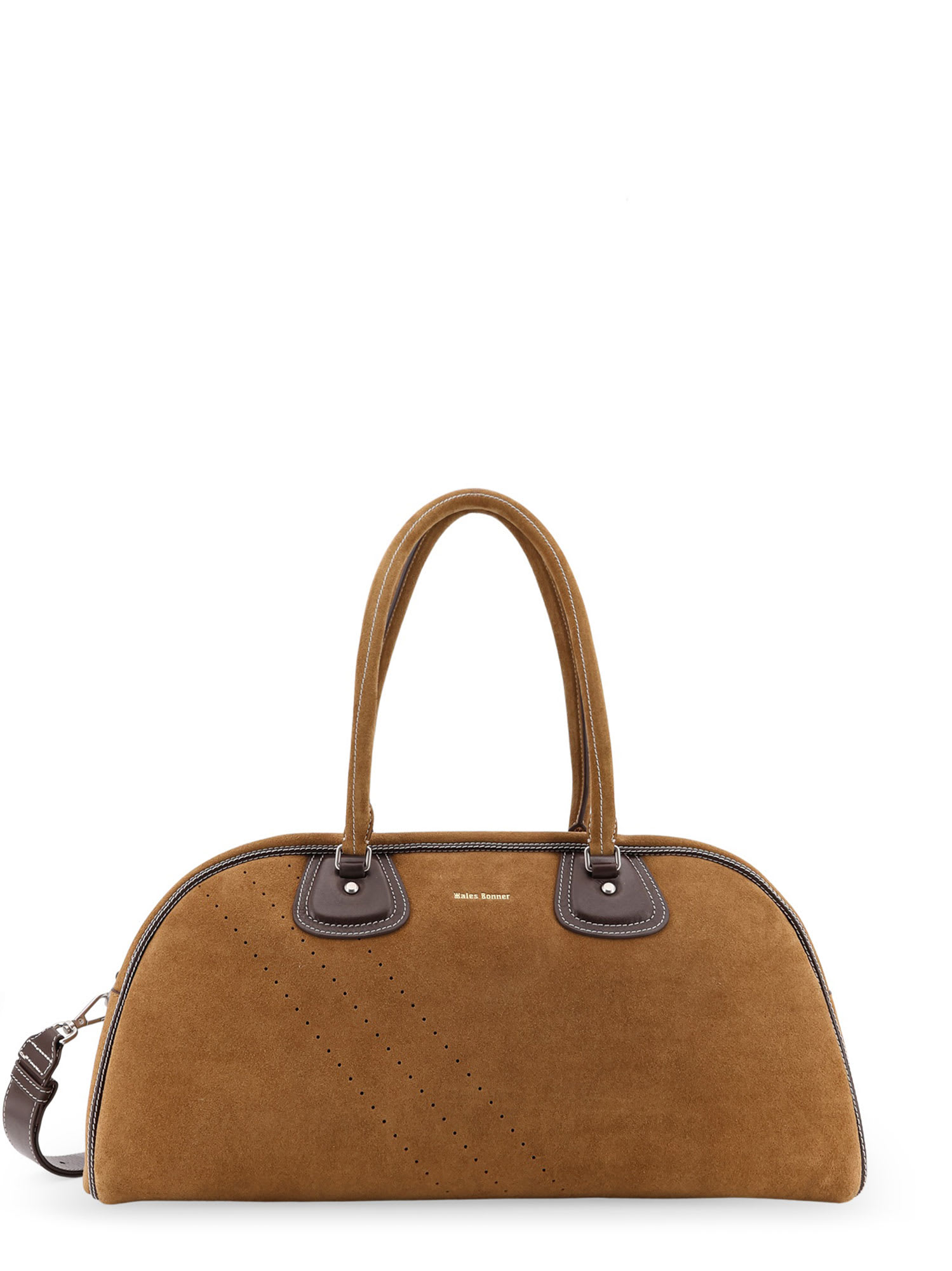 Adidas Originals by Wales Bonner Suede Travel Bag With Leather Details