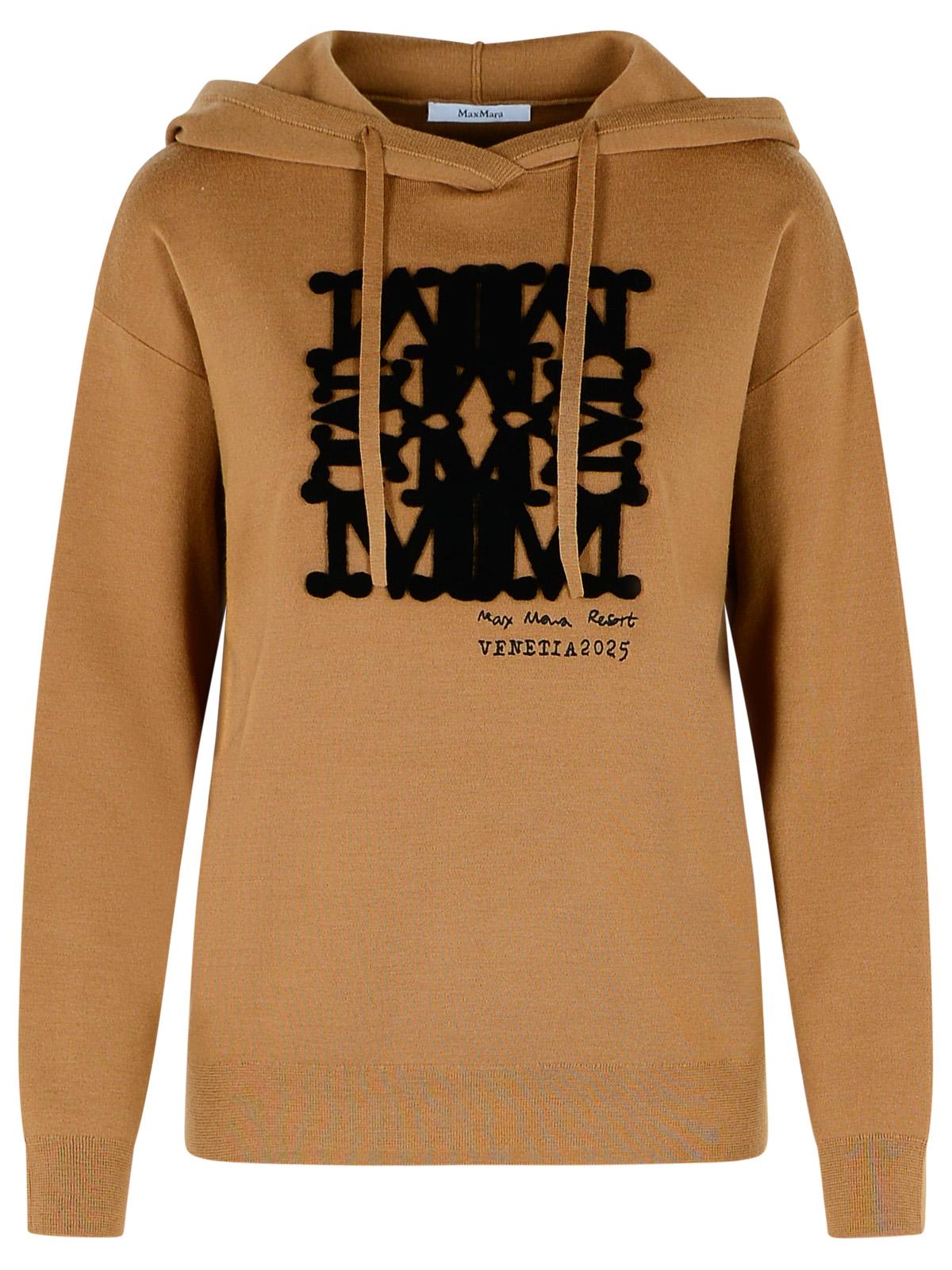 Max Mara Beige Virgin Wool Sweater