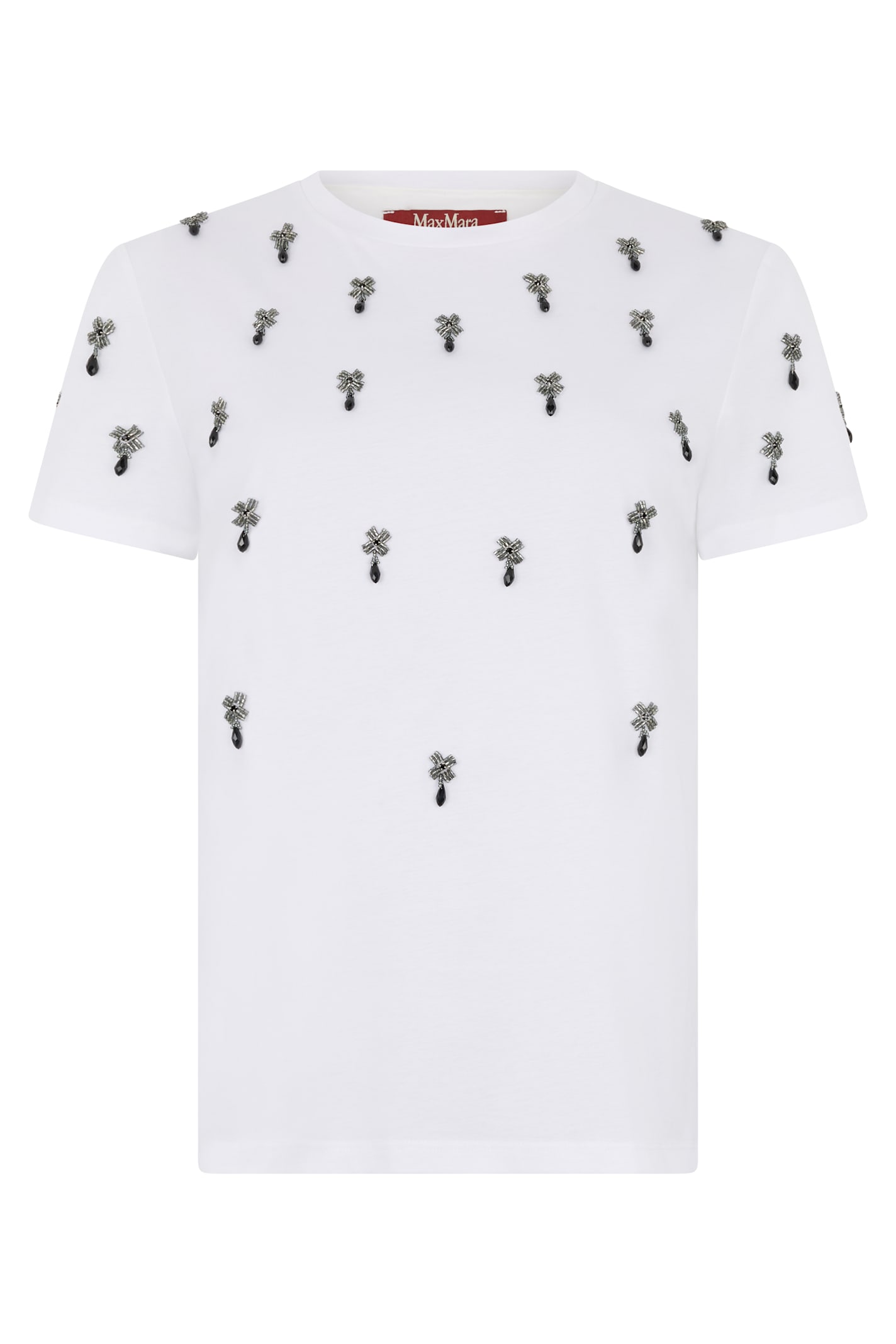 Max Mara Studio Pontile Cotton Crew-neck T-shirt