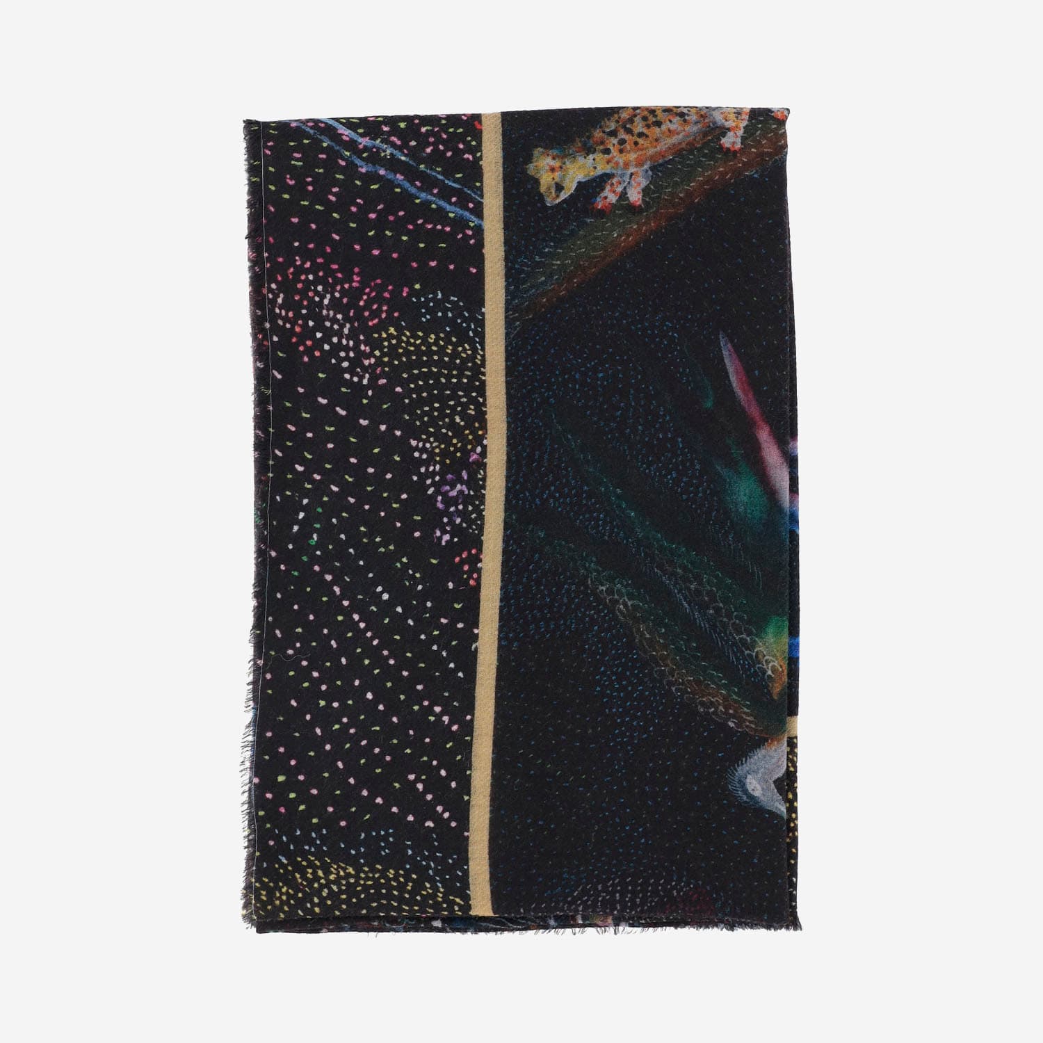 Faliero Sarti Wool And Cashmere Monkey Scarf