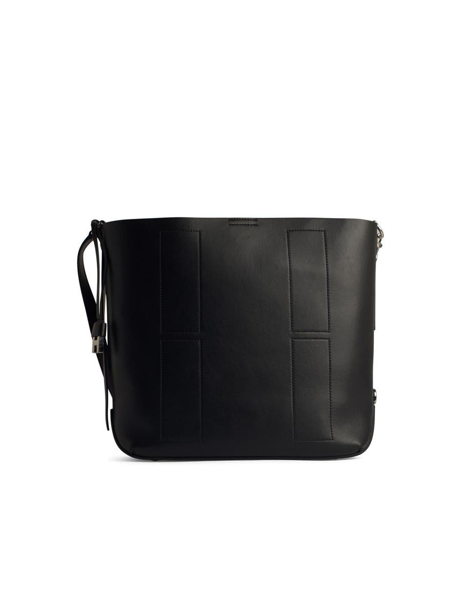 Hogan 'H01' Black Leather Crossbody Bag