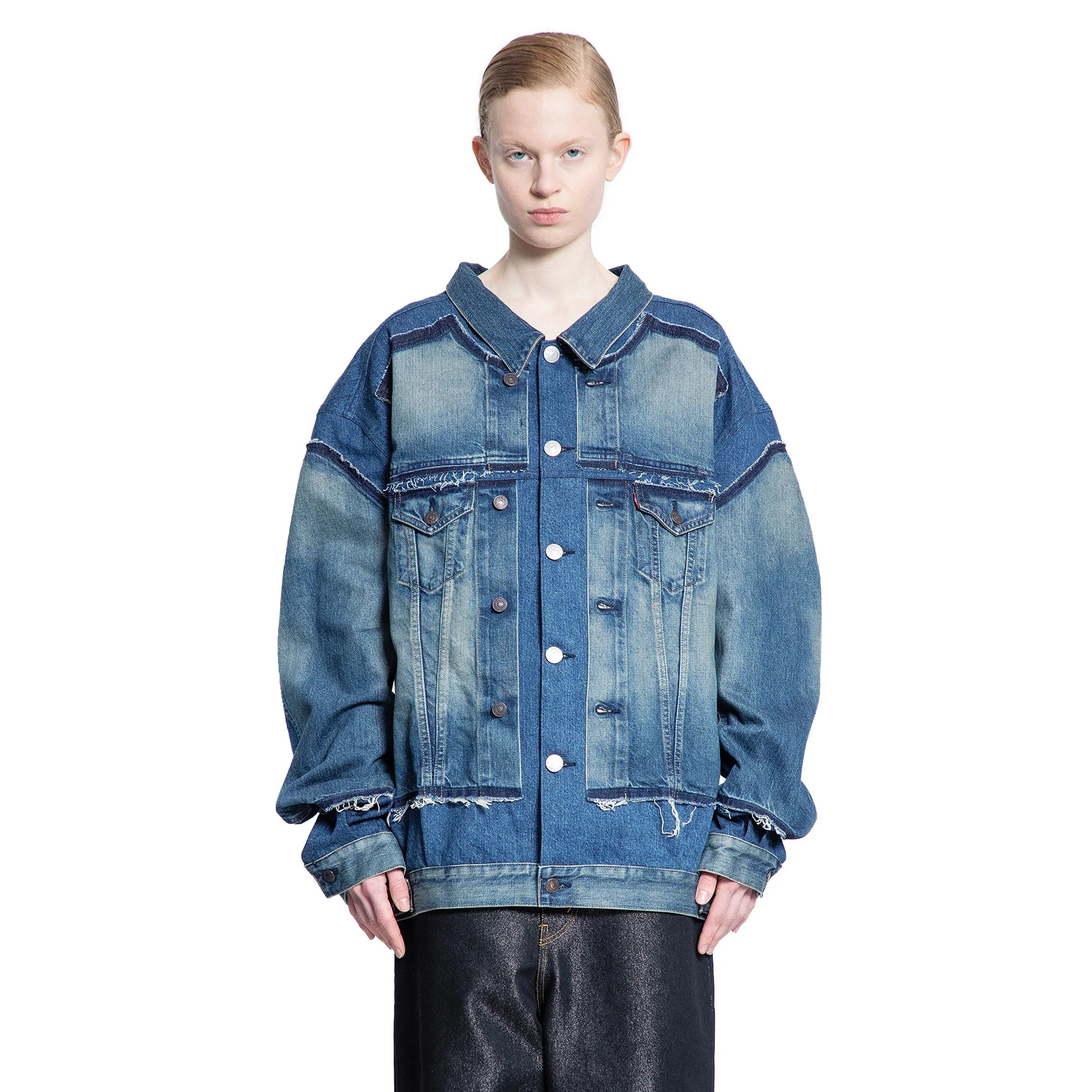 Spliced Denim Jacket