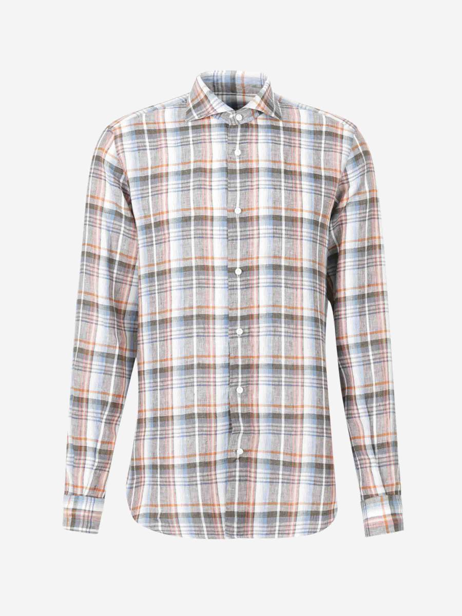 Vincenzo Di Ruggiero Checkered Motif Shirt