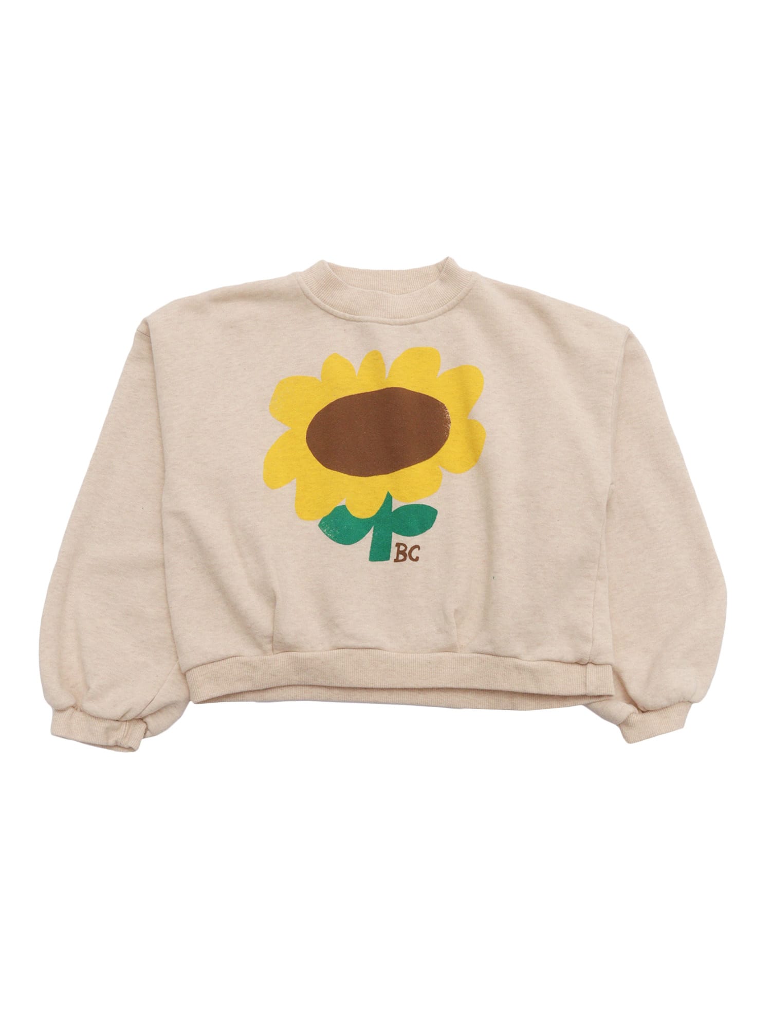 Bobo Choses Sunflower Cropped Sweatshirt