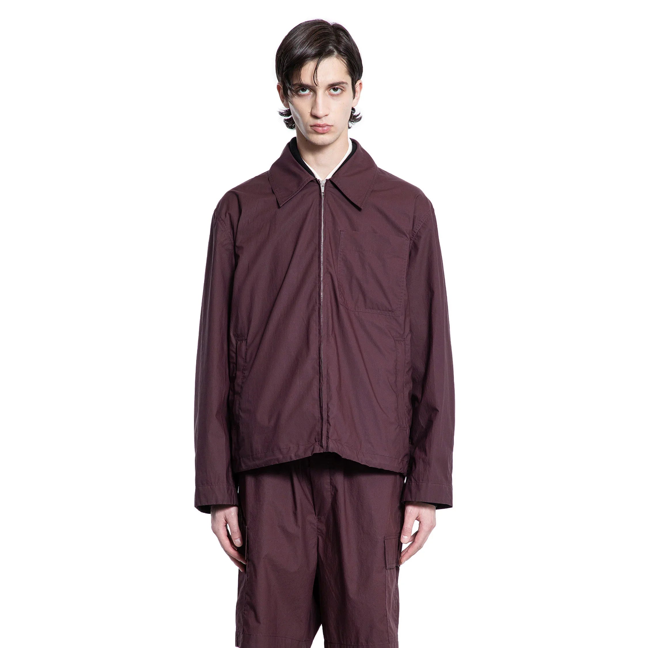 Resinated Cotton Blouson