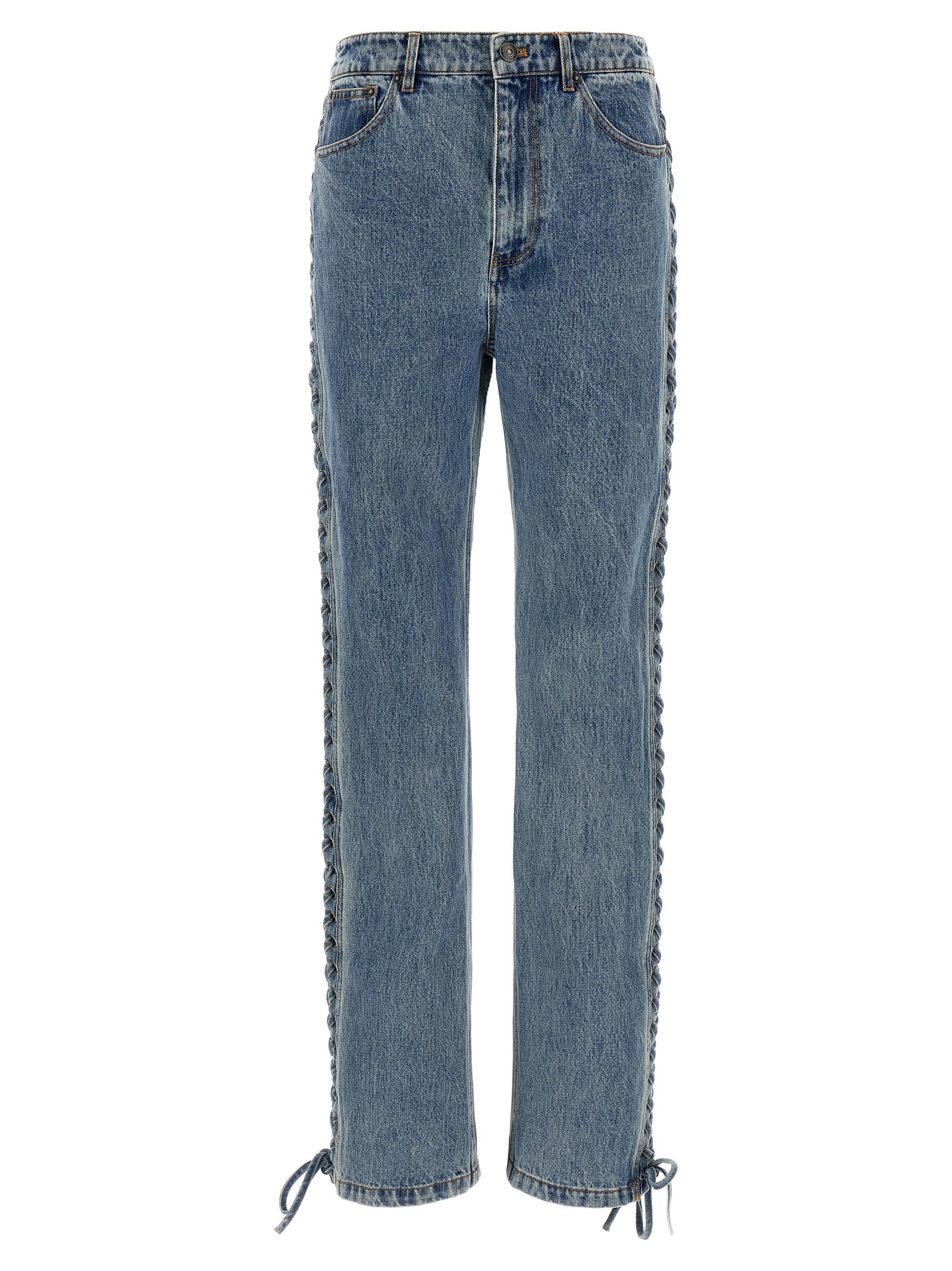 Rotate by Birger Christensen laced Straight Leg Jeans
