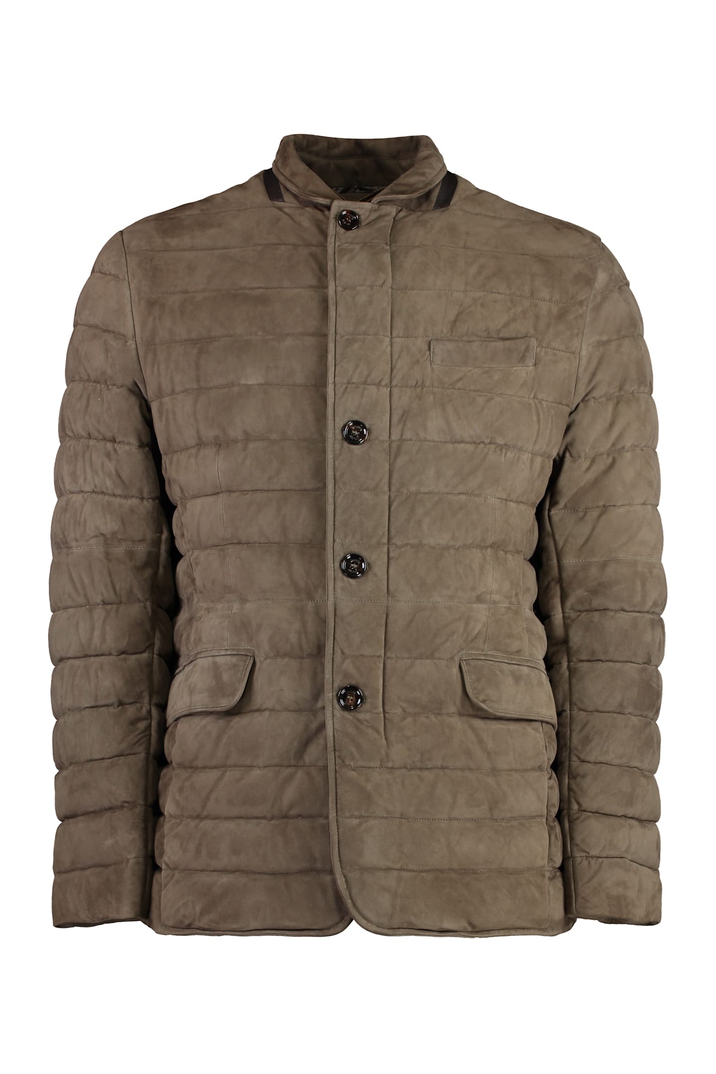 Moorer Zavyer Leather Padded Jacket