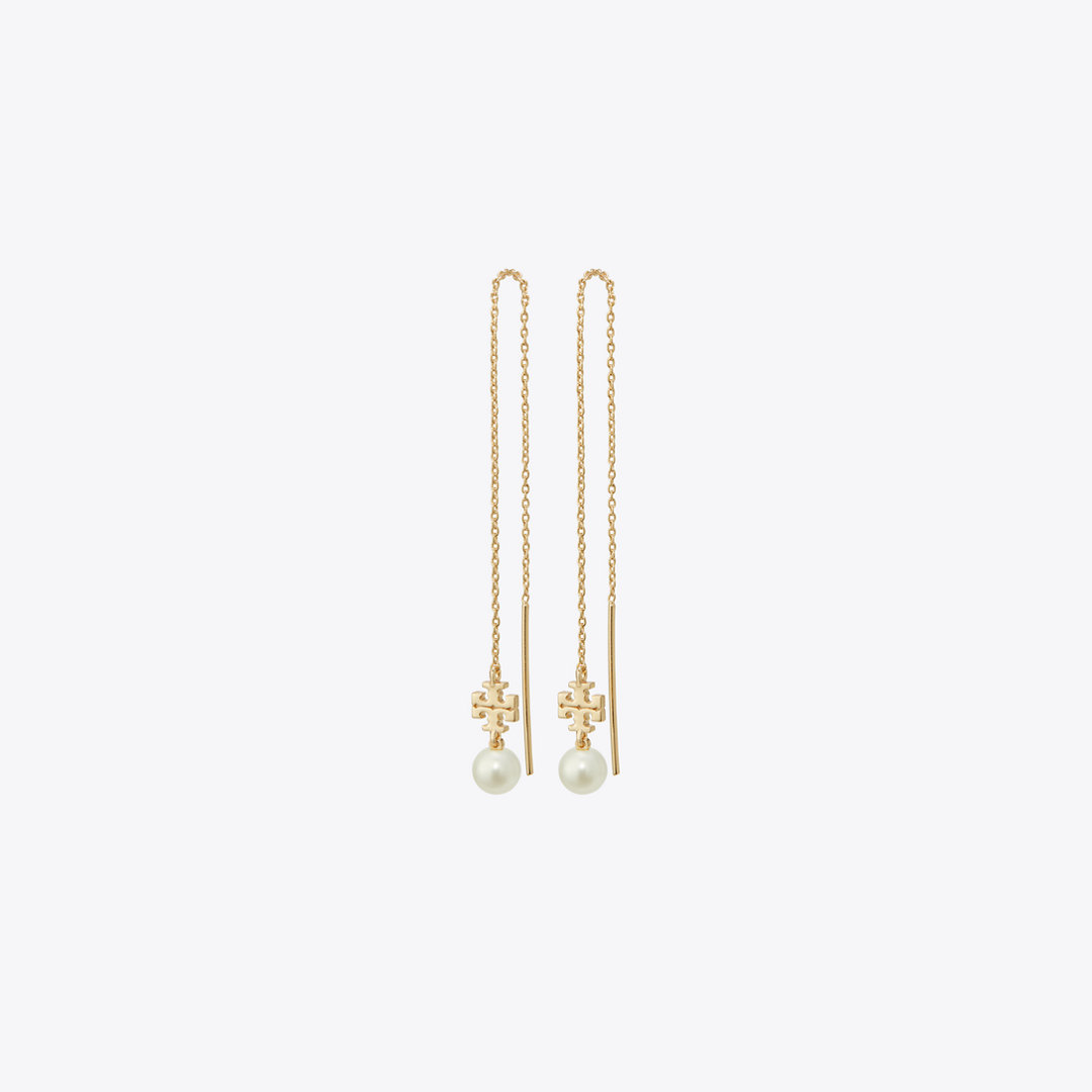 Tory Burch Kira Pearl Long Earring