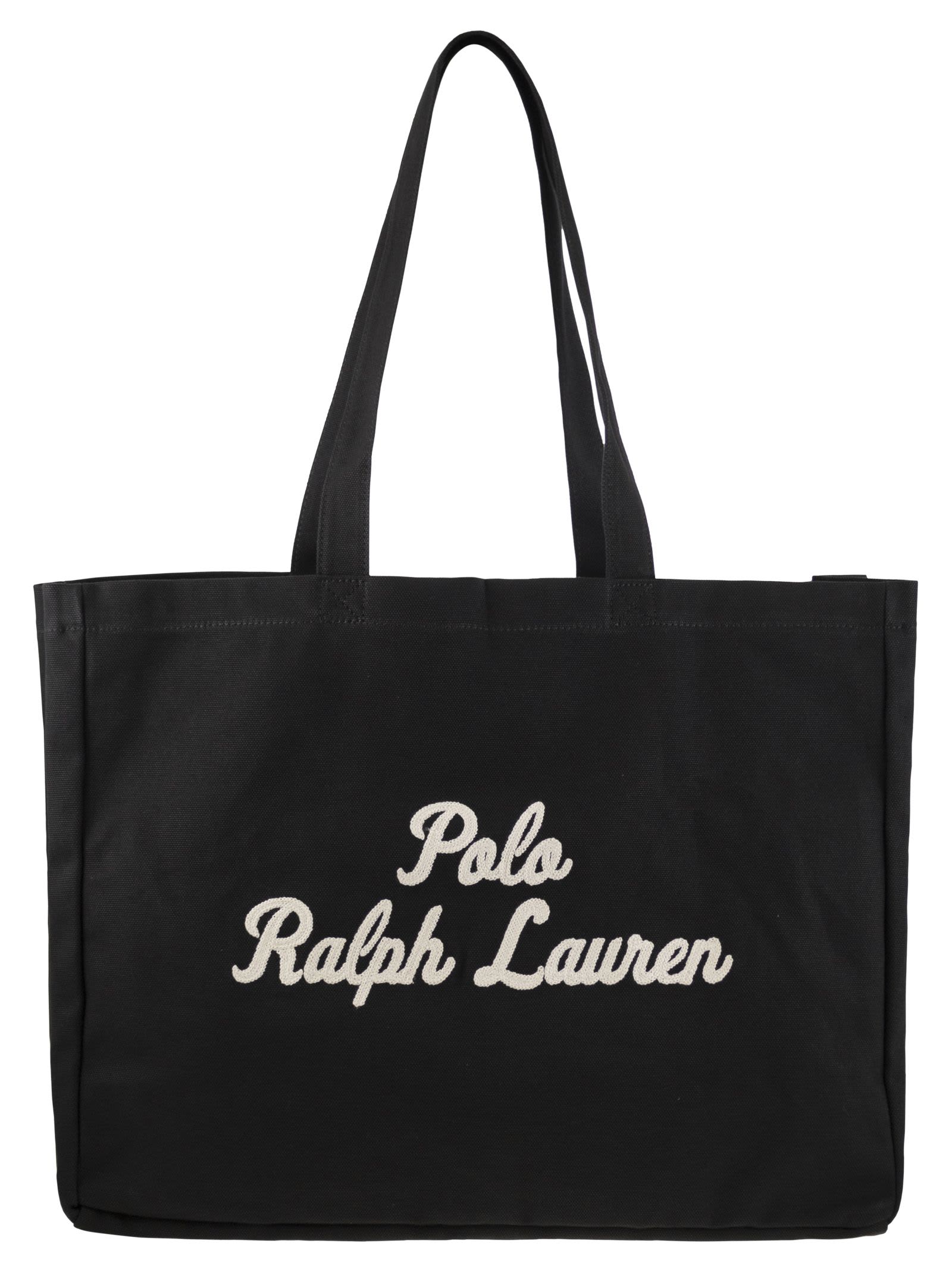 Polo Ralph Lauren Embroidered Canvas Tote