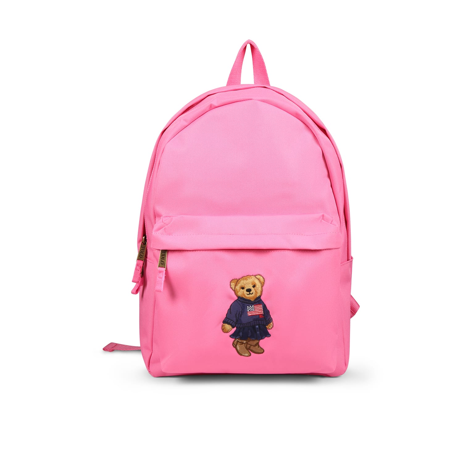 Ralph Lauren Fuchsia Backpack For Girl With Polo Bear