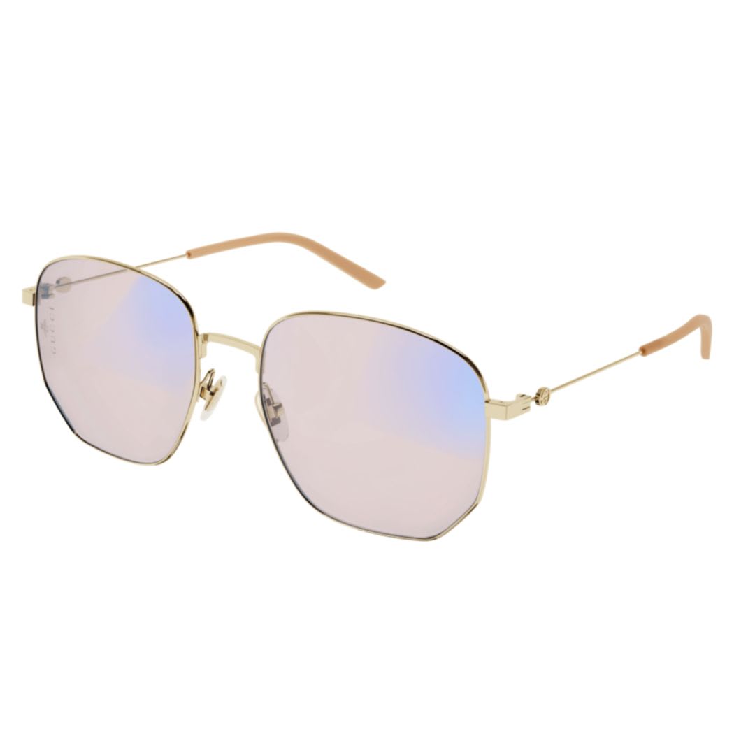 Gucci Eyewear Gg0396s004 Gold Gold Pink
