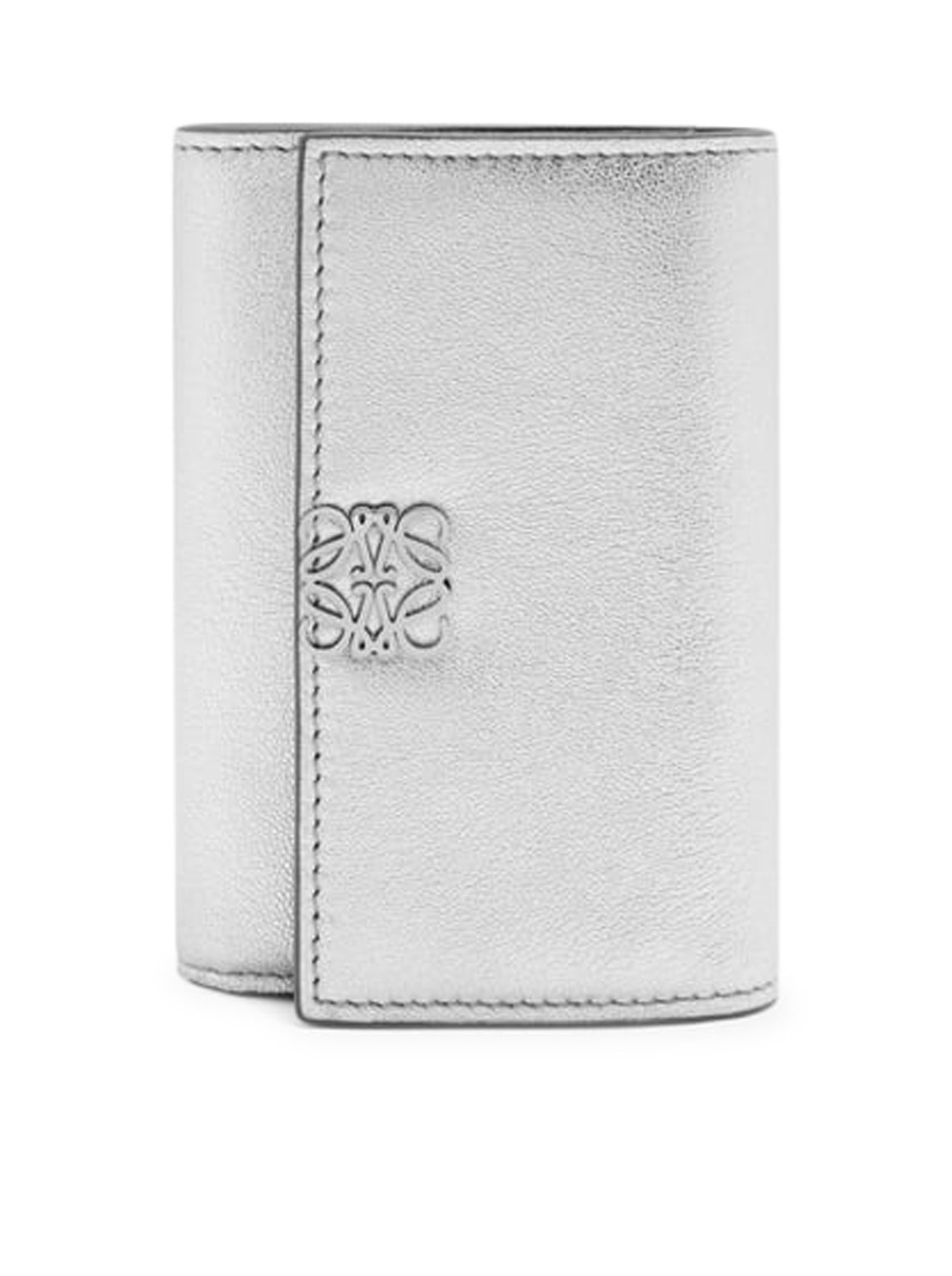 Loewe 女士小巧竖款泡芙钱包（层压皮革）