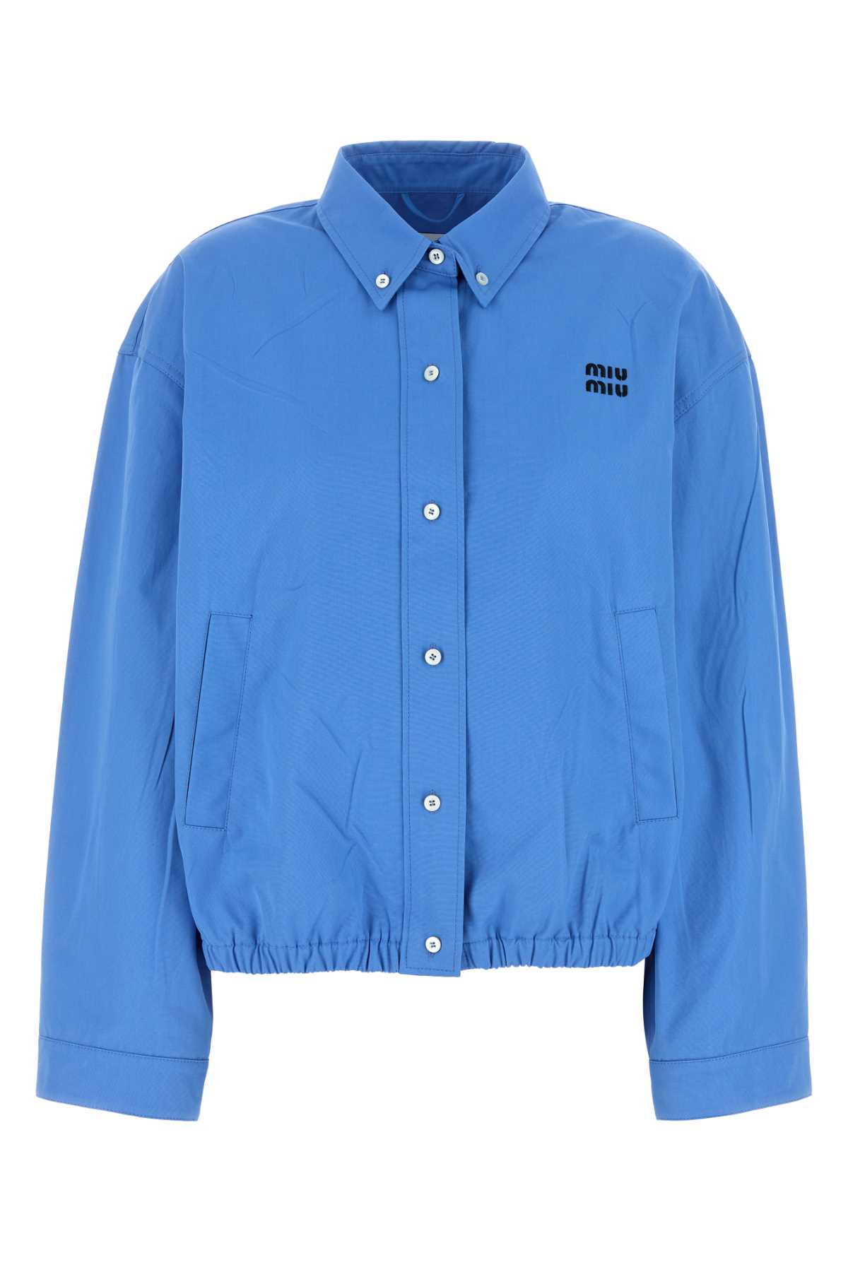 Miu Miu Cerulean Blue Poplin Shirt