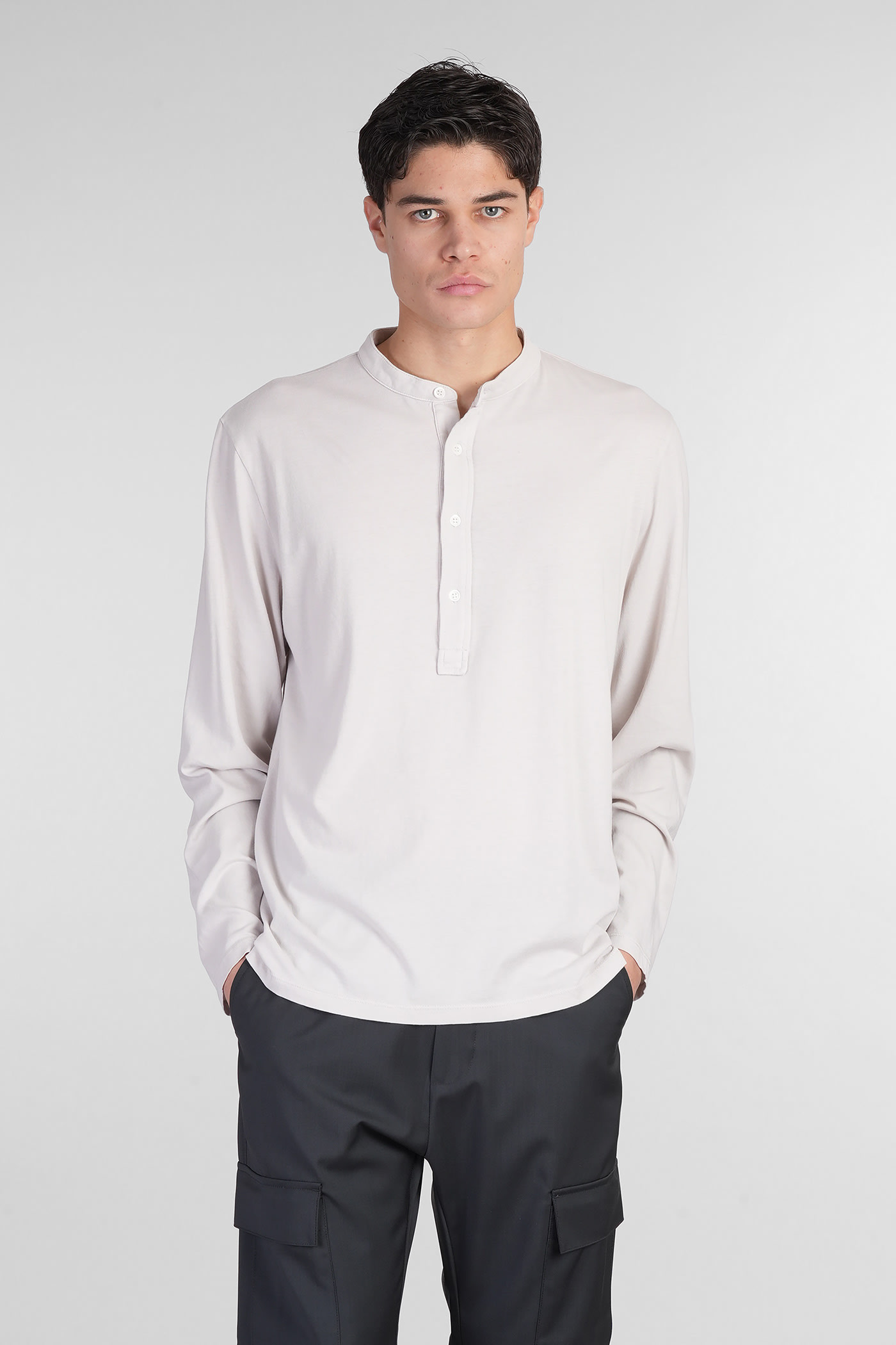 Barena Dabon T-shirt In Grey Cotton
