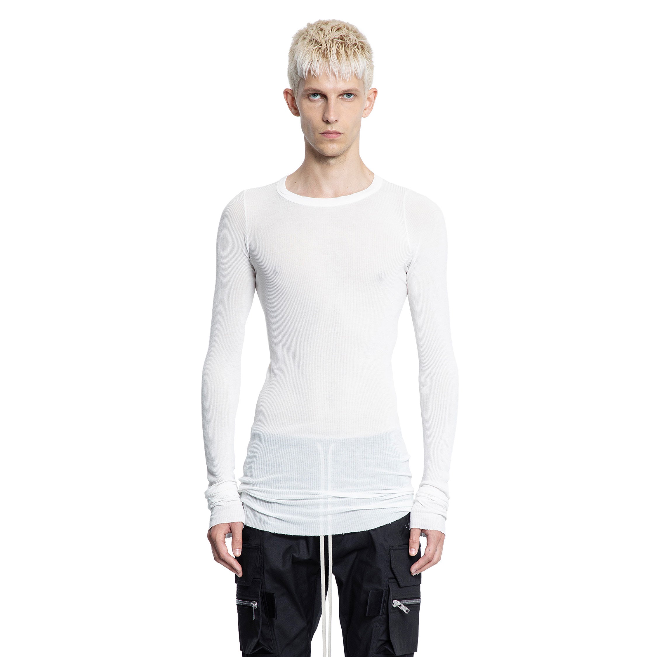 Forever Rib LS T in Viscose Silk Rib Jersey