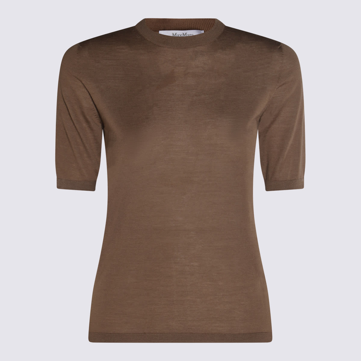 Max Mara Camel Gerico Wool Knitwear