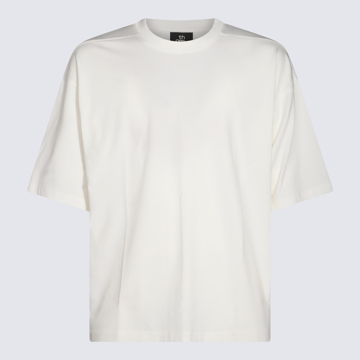Thom Krom Cream Cotton T-shirt