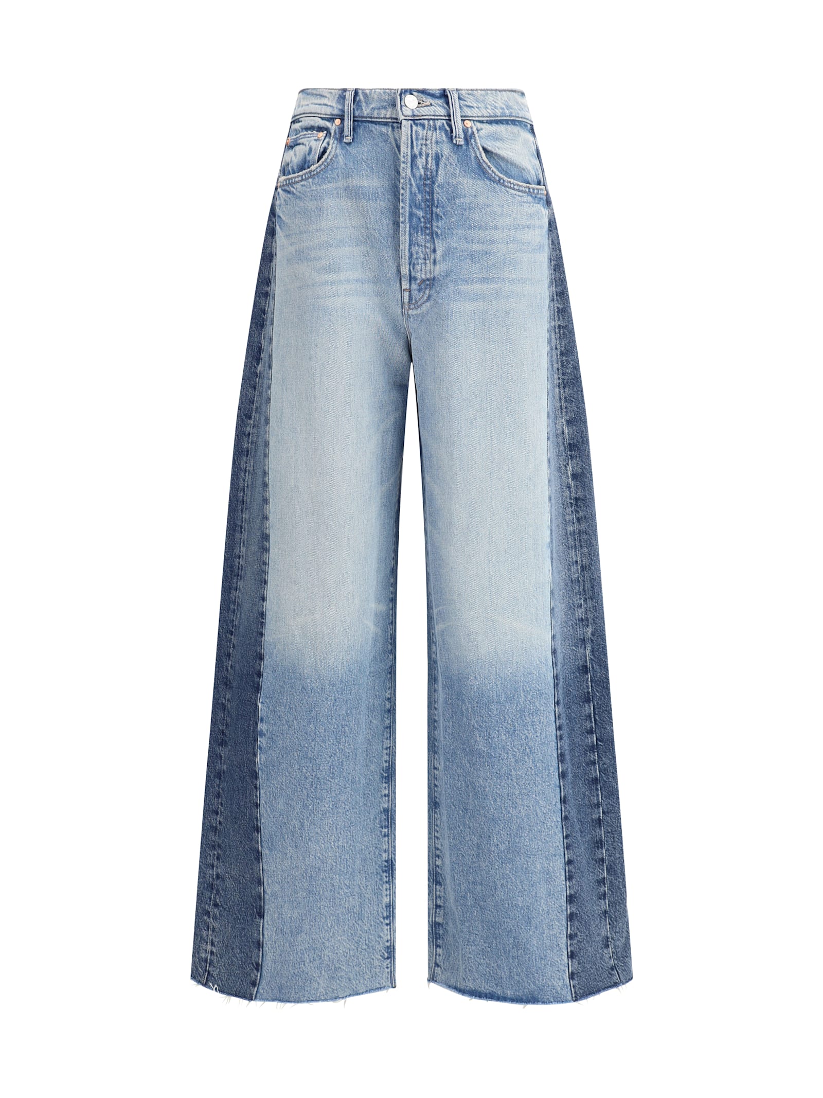 Mother Pipe Dream Sneak Fray Jeans