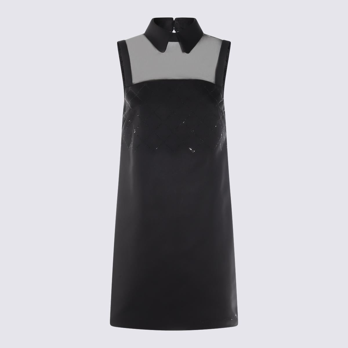 Elisabetta Franchi Black Mini Dress