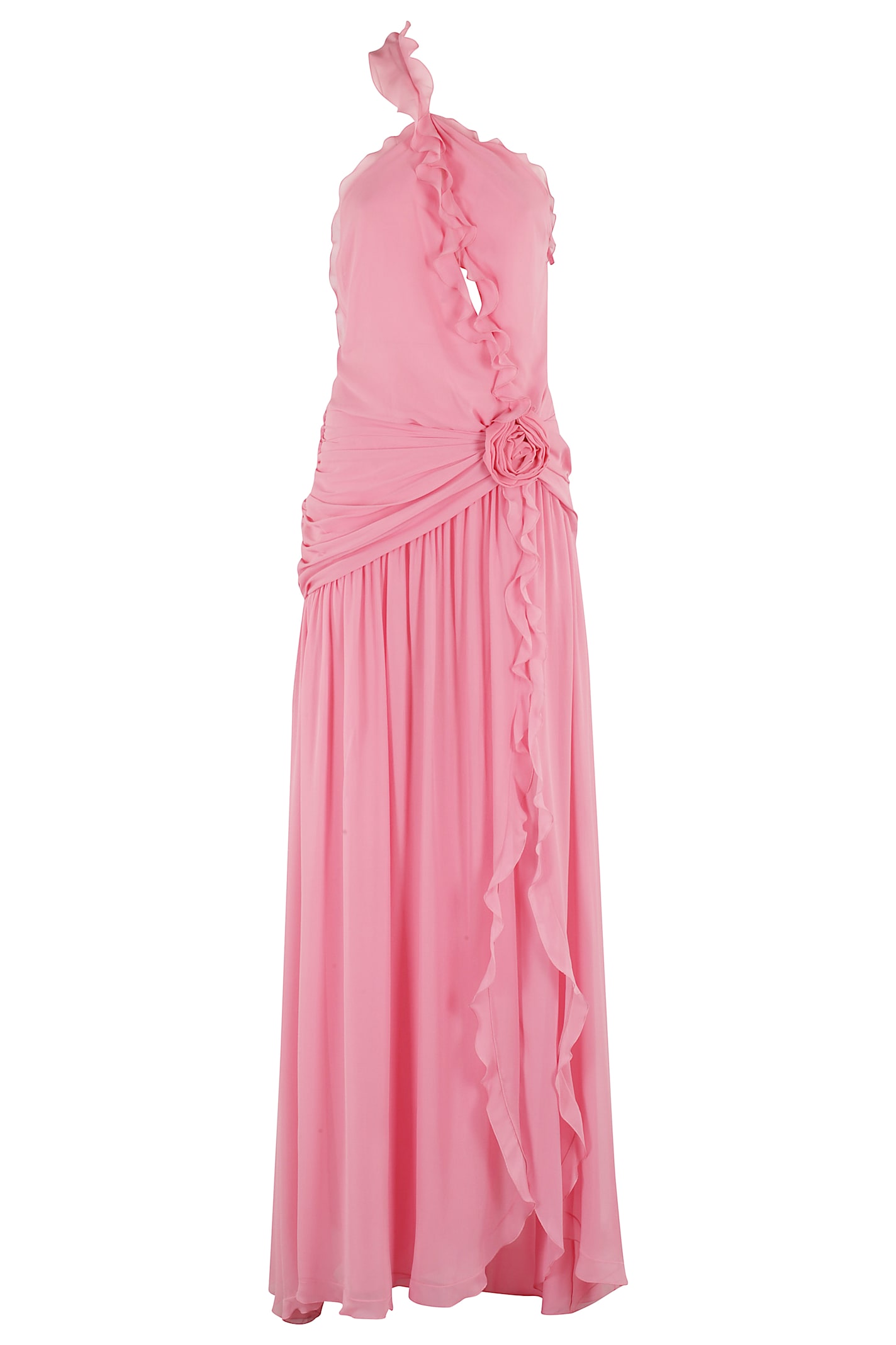 Blumarine Pink Silk Dress