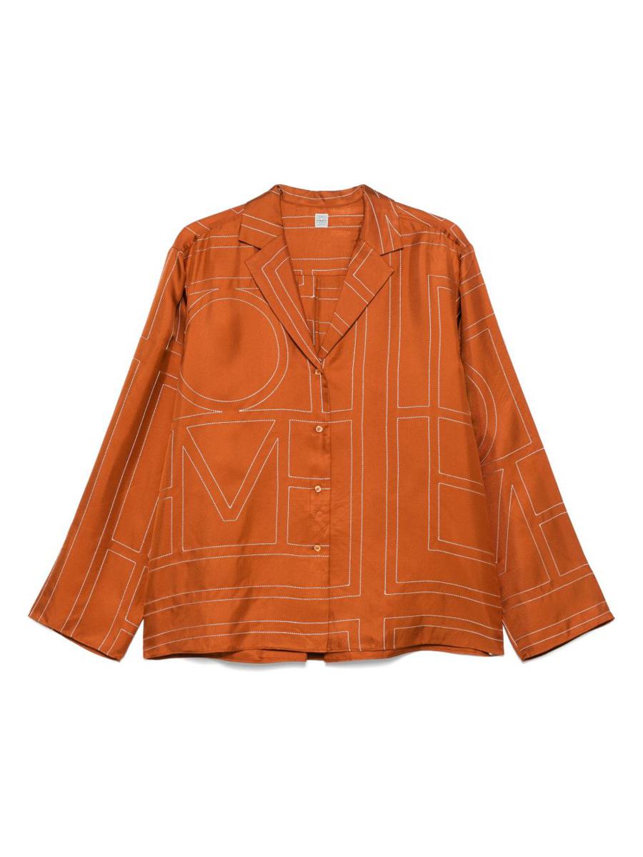 TOTEME Monogram Silk Shirt