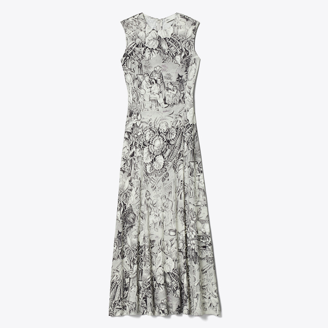 Tory Burch Printed Jersey Dress