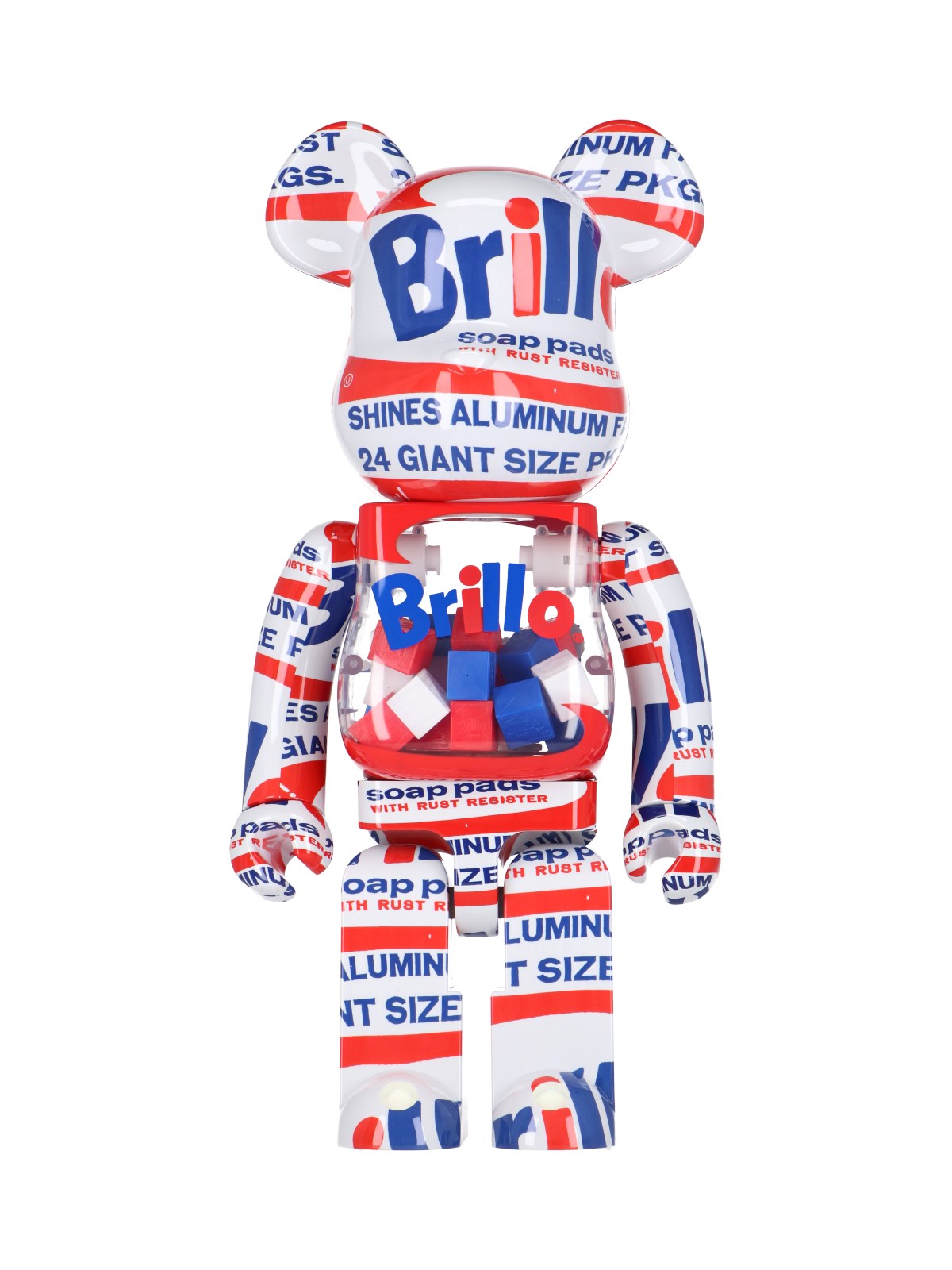 Medicom Toy Be@Rbrick Andy Warhol Brillo 1000%