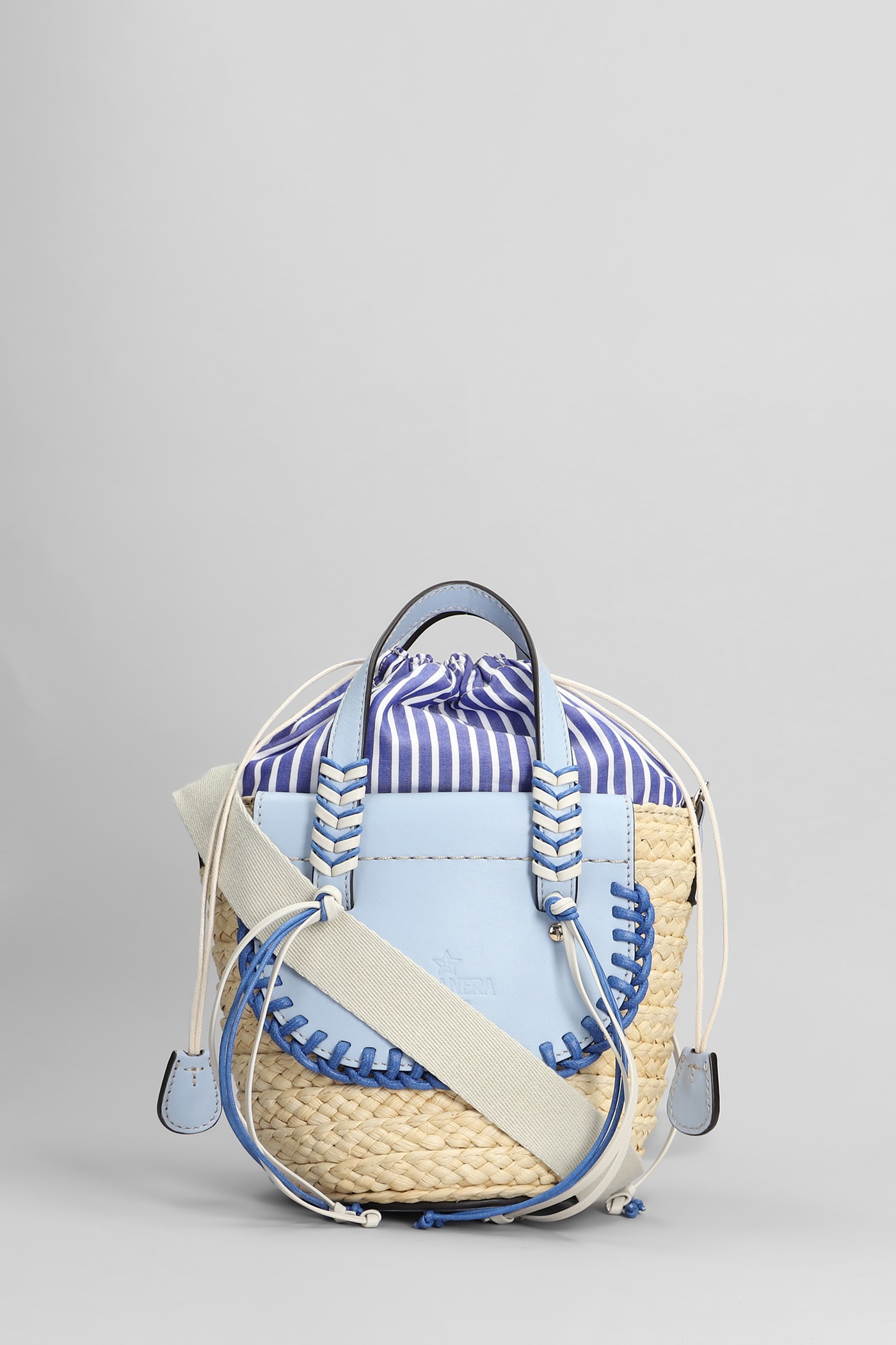 Cuba Lab Habanera Mini Tote In Beige Raffia