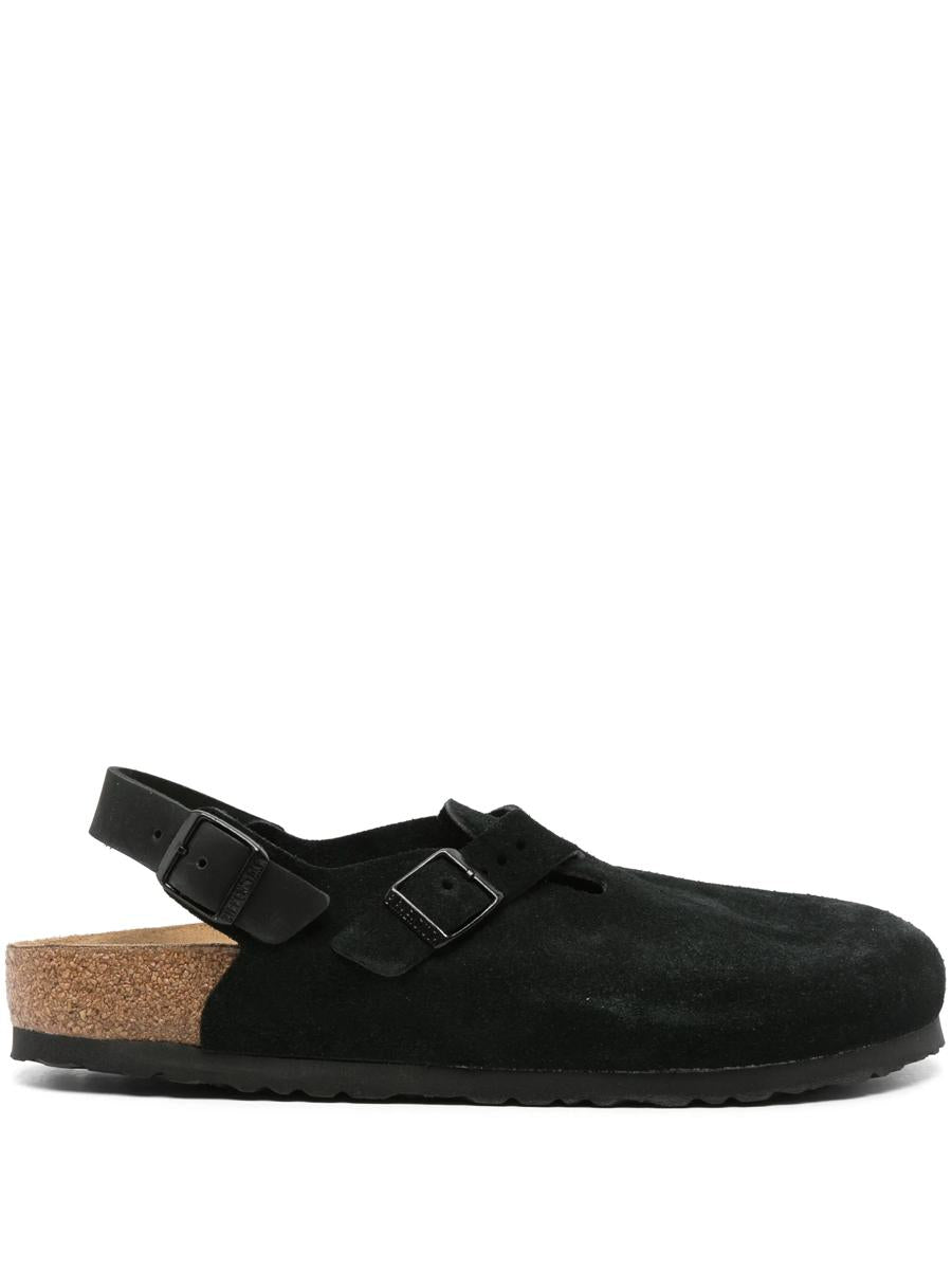 Birkenstock Tokio Black, Suede Leather Shoes