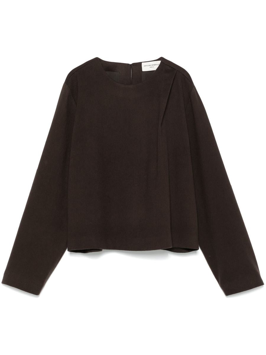 Officine Générale Francky Top Italian Soft Wo Ws Clothing
