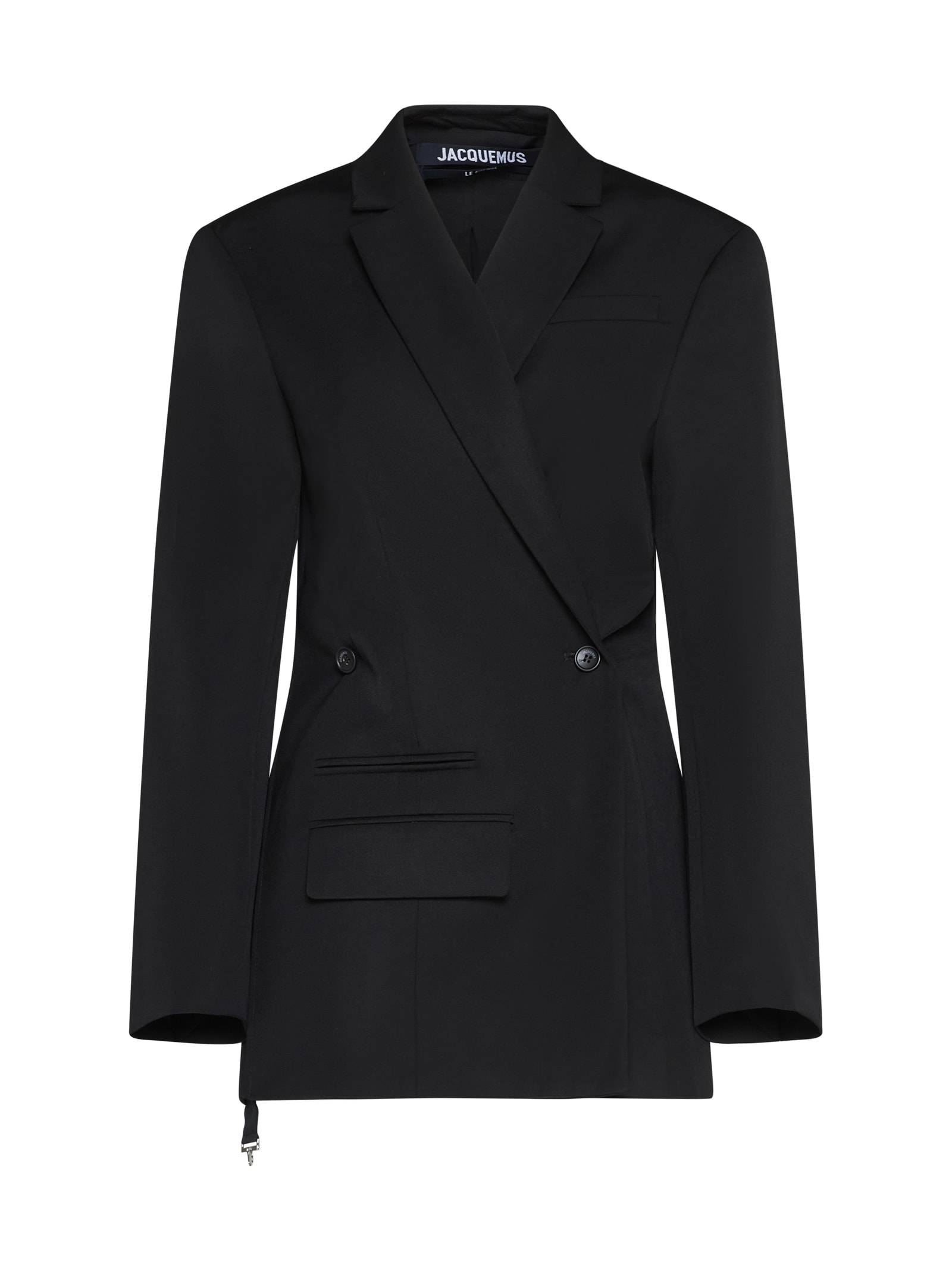 Jacquemus Jacket Dress In Cotton Tibau