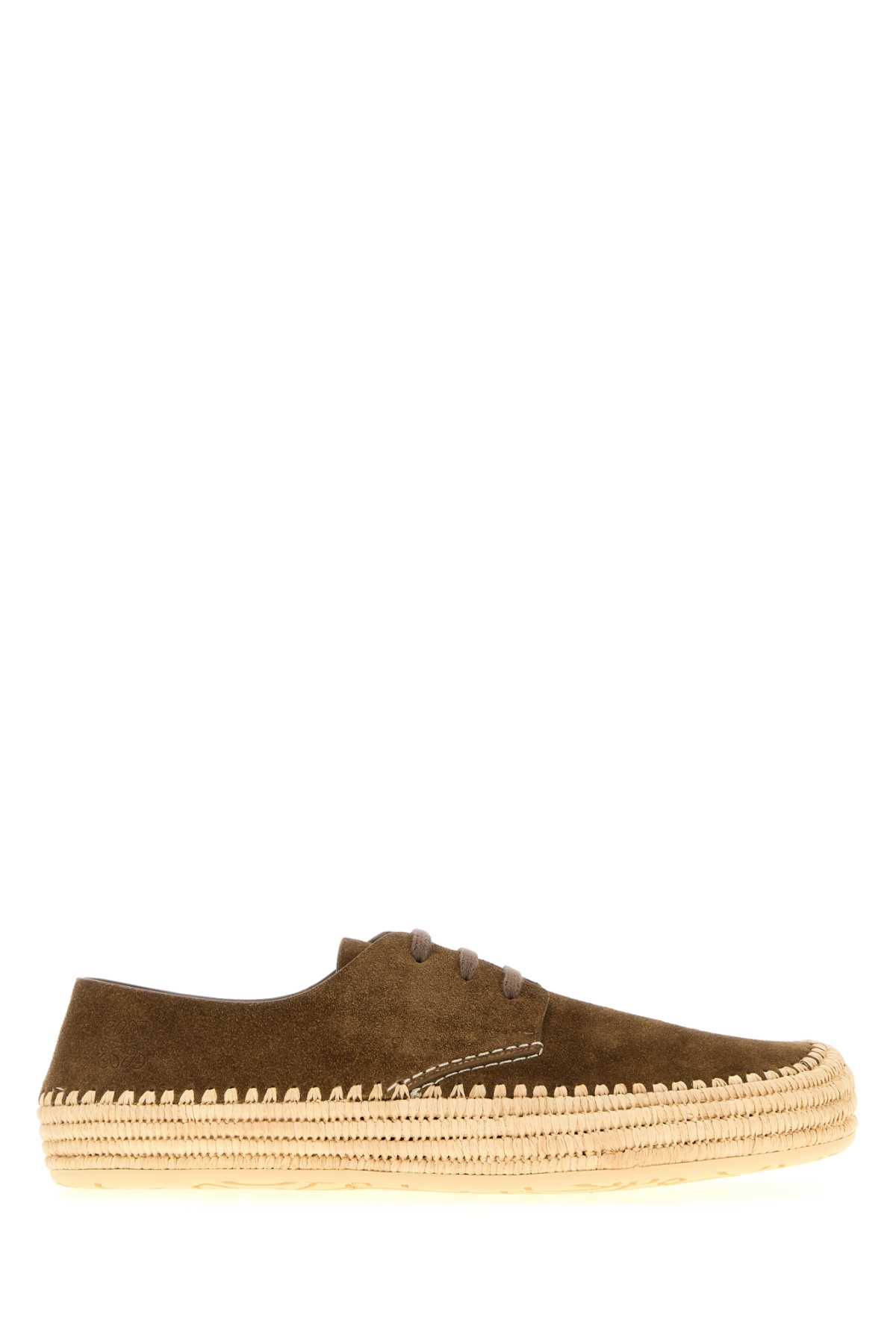 Loewe Brown Suede Rio Lace-up Shoes