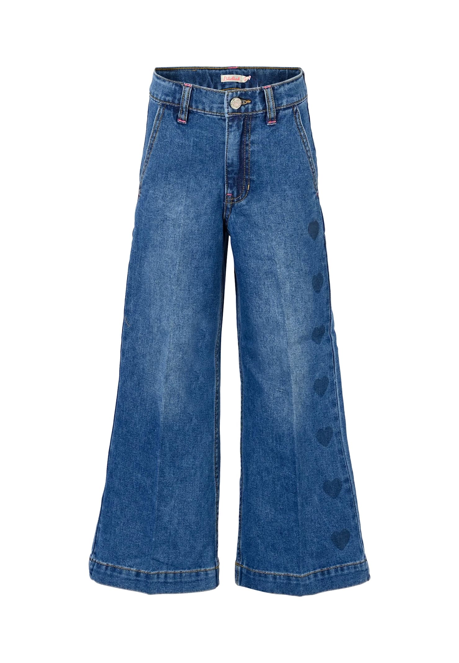 Billieblush Denim Jeans For Girl With Hearts