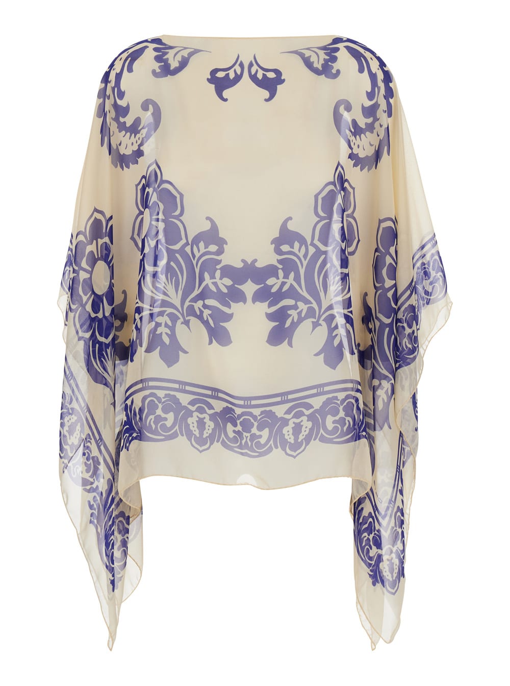 Etro Cape With All-over Paisley Print