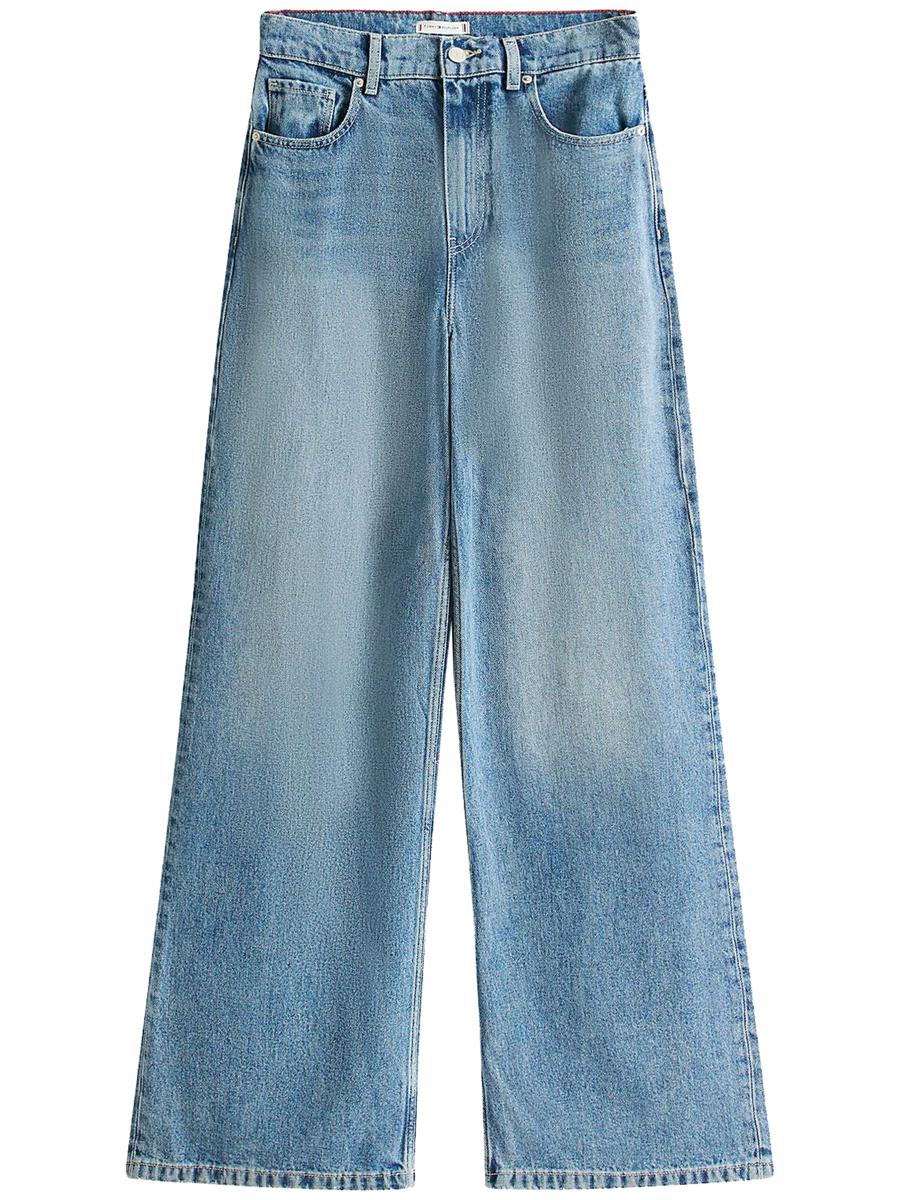Tommy Hilfiger Dnm Wool Wide Leg Hw Clothing
