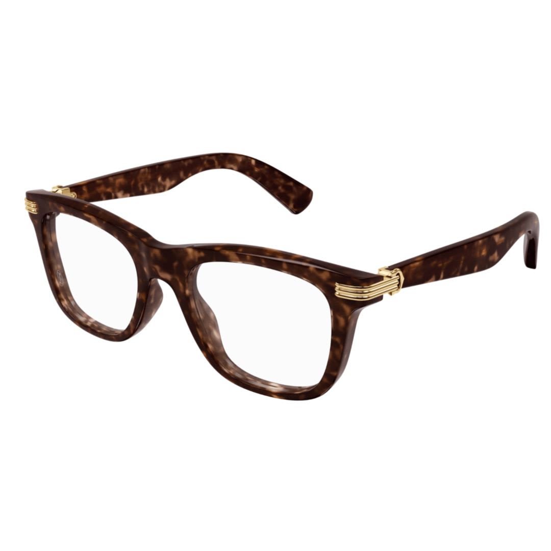 Cartier Eyewear Ct0558o007 Havana Havana Transpa