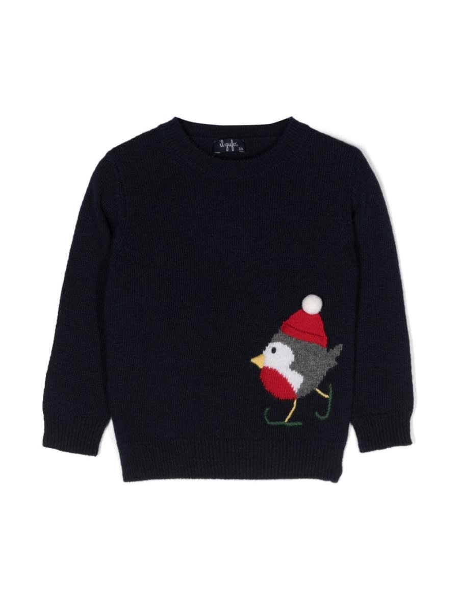 Il Gufo Robin Choker Pullover