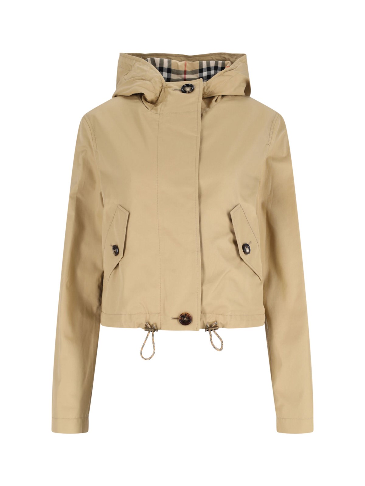 Burberry Zip Cropped Jacket
